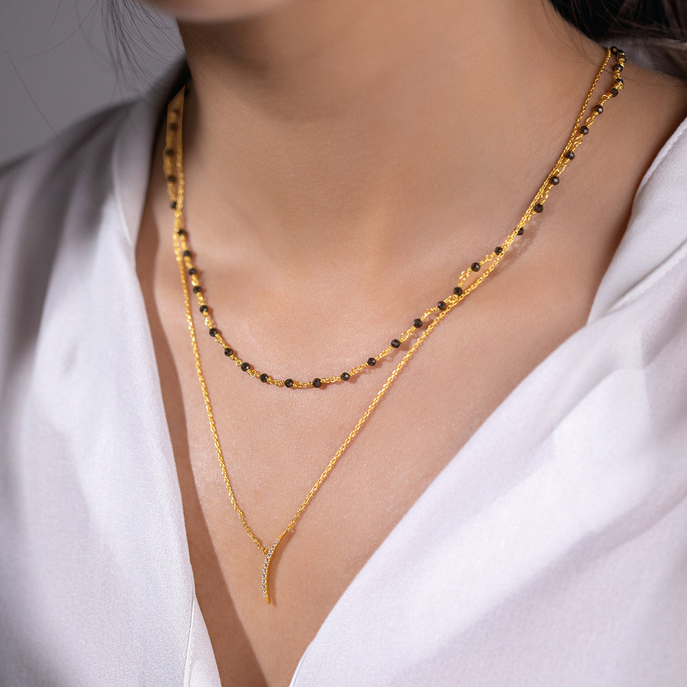 Layered Arc Mangalsutra