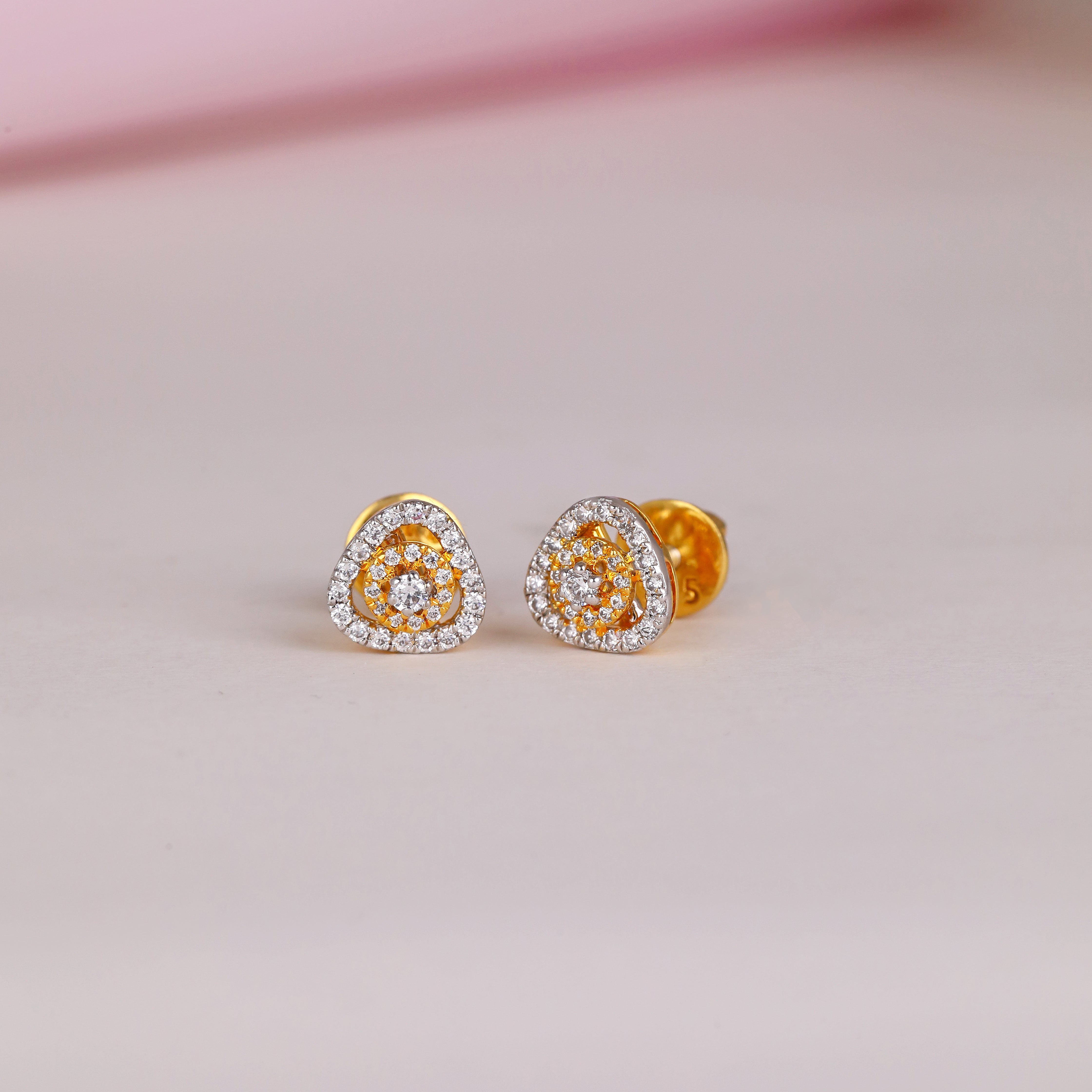 Retro Triangle Earrings.