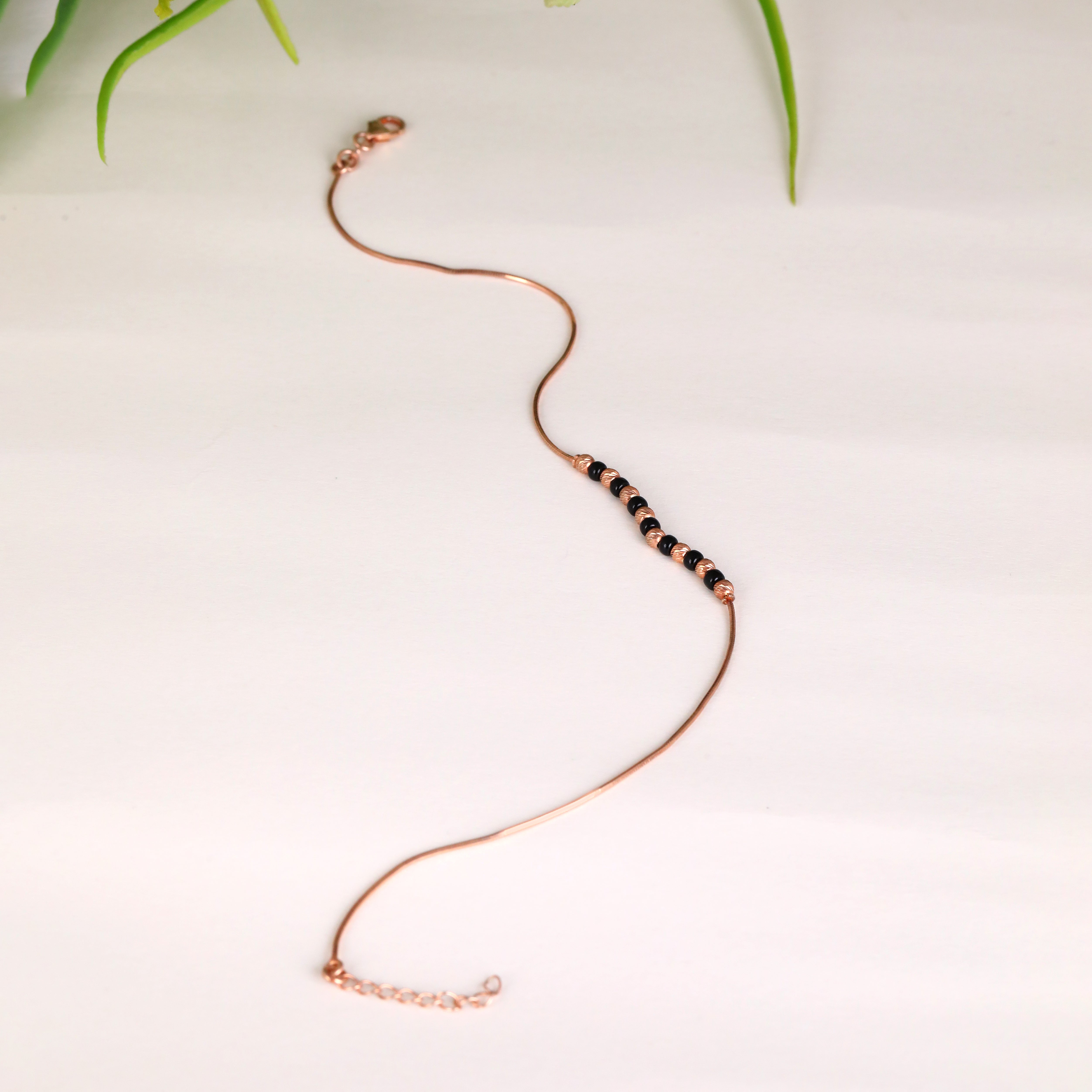 Noir Glide Anklet