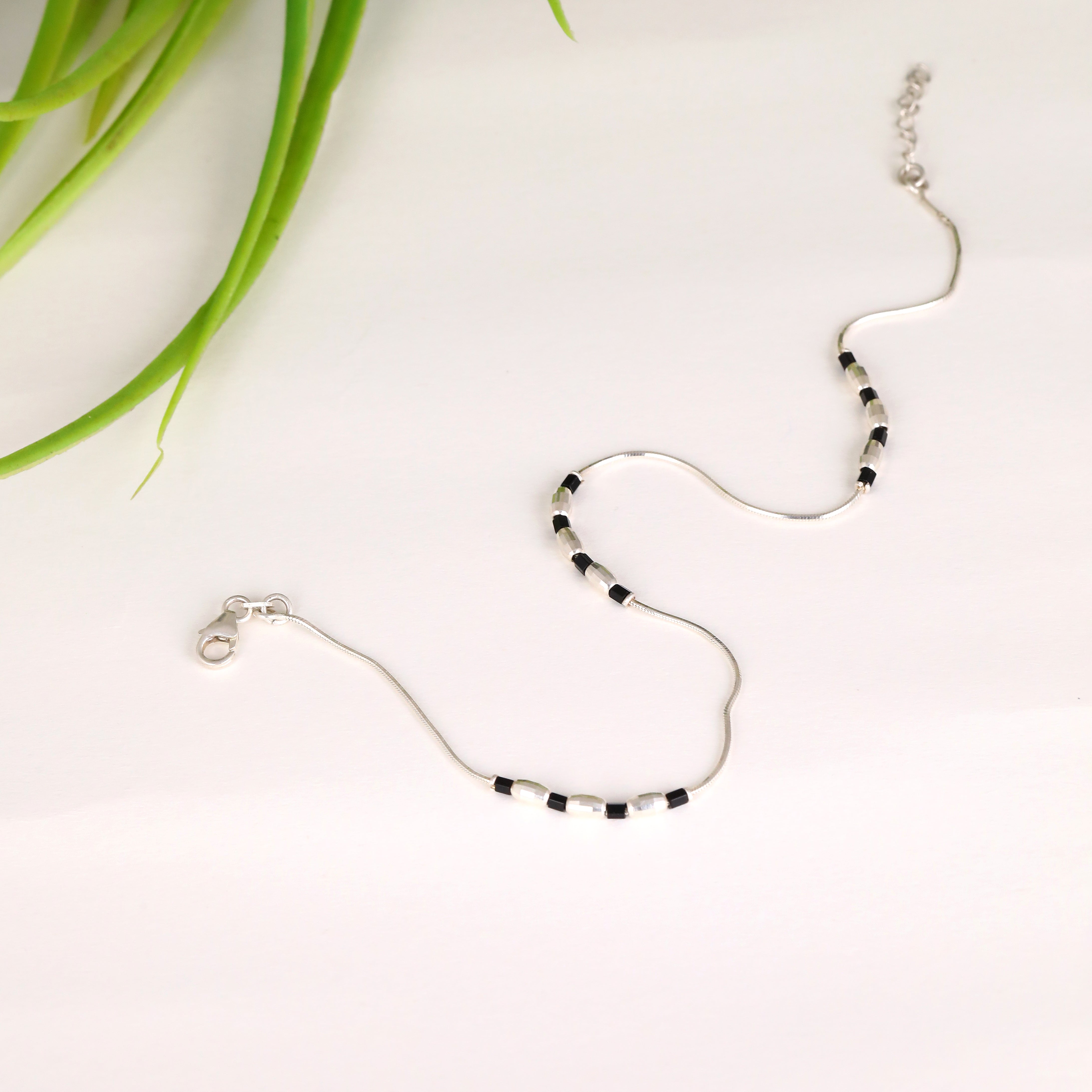 Silver Street Anklet
