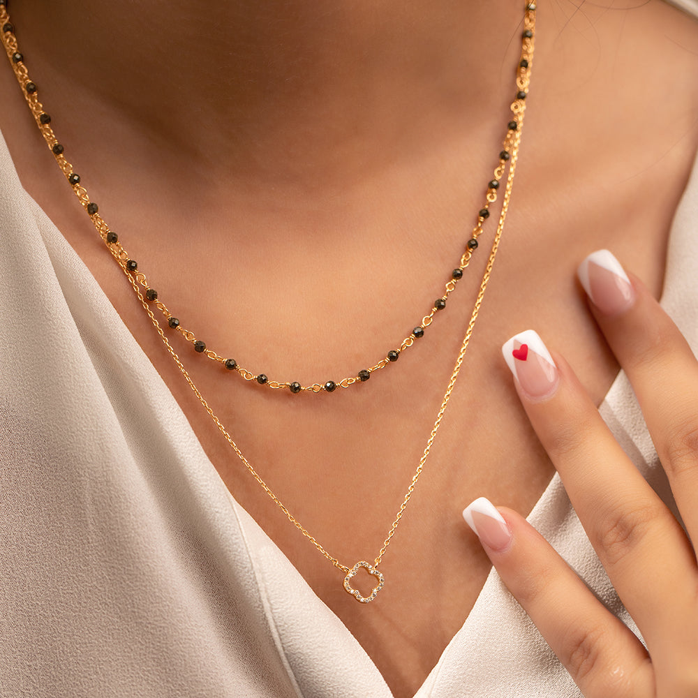 Clover Layered Mangalsutra