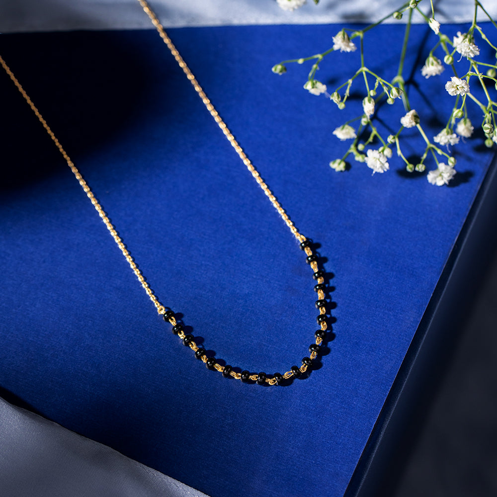 Half Plain Mangalsutra