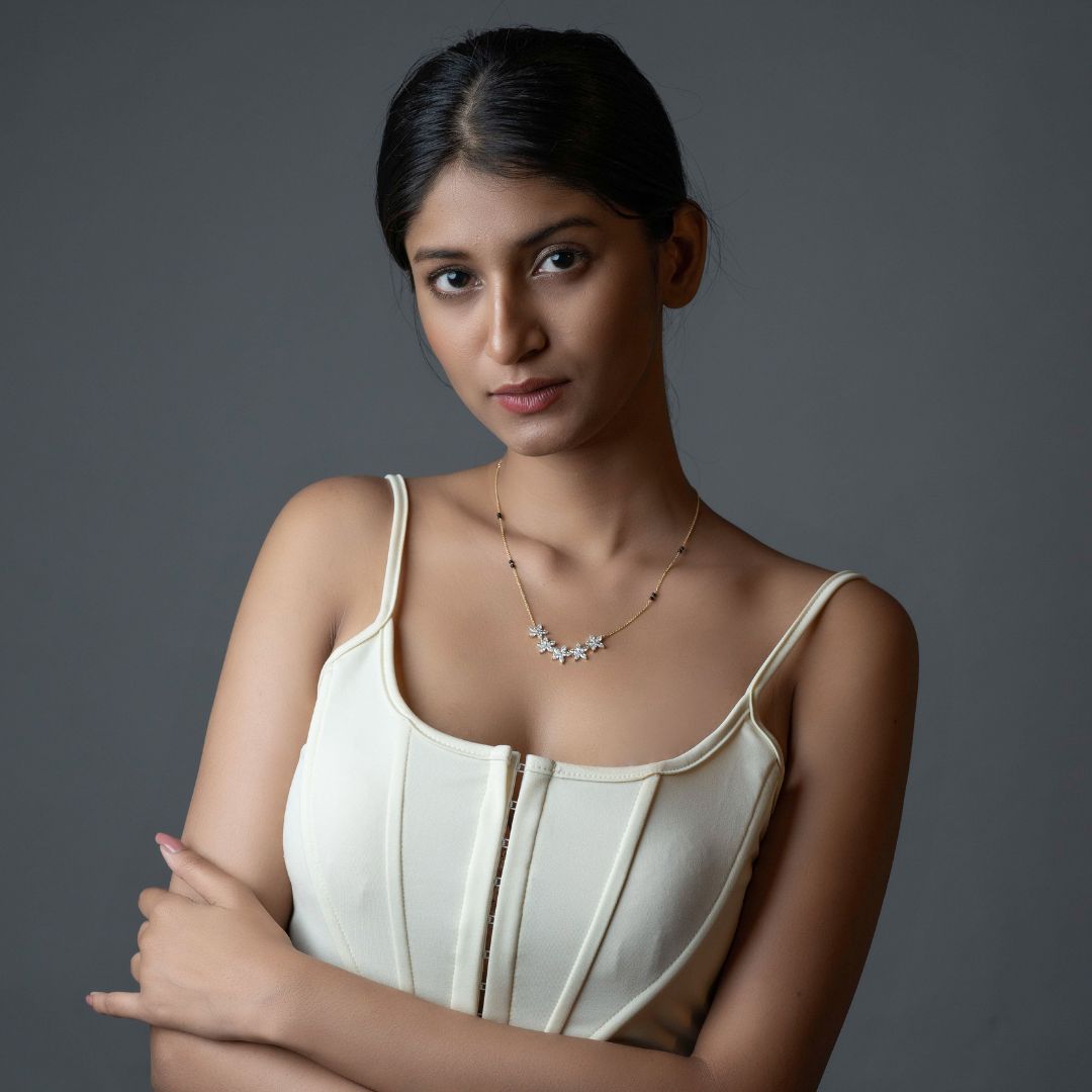 Moonlit Blossom Mangalsutra