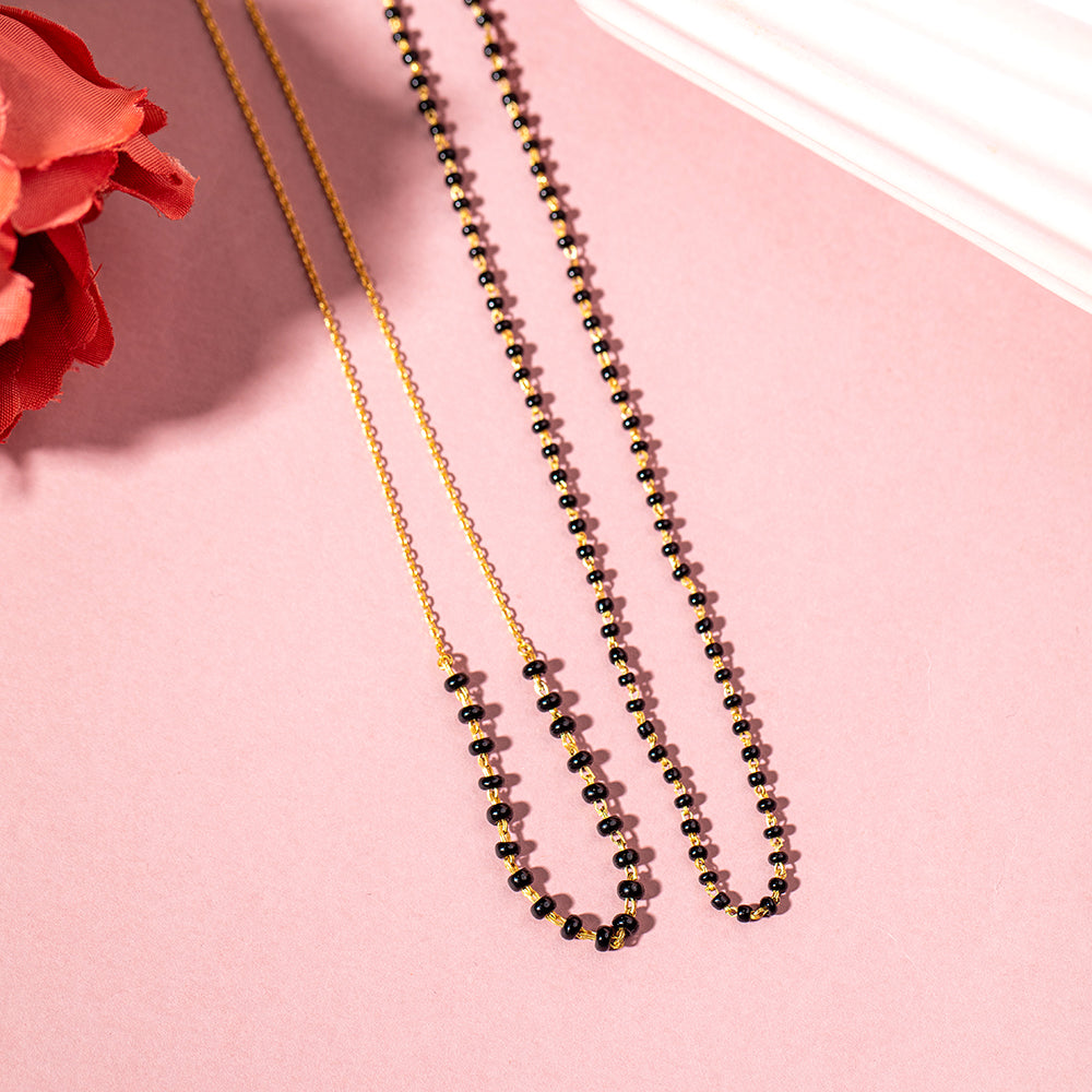 Half Plain Mangalsutra
