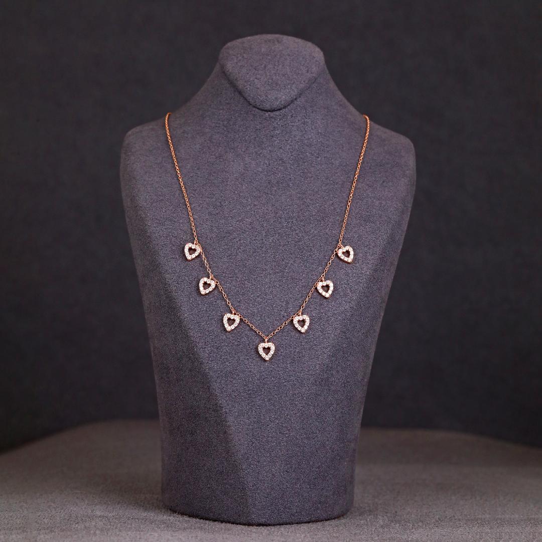 Sweetheart Cascade Necklace