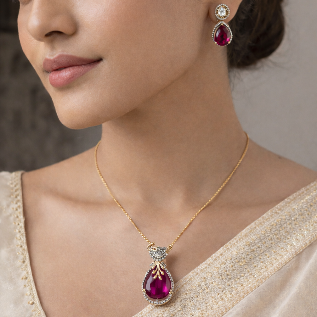 Morni Earrings Drop (Only earrings)