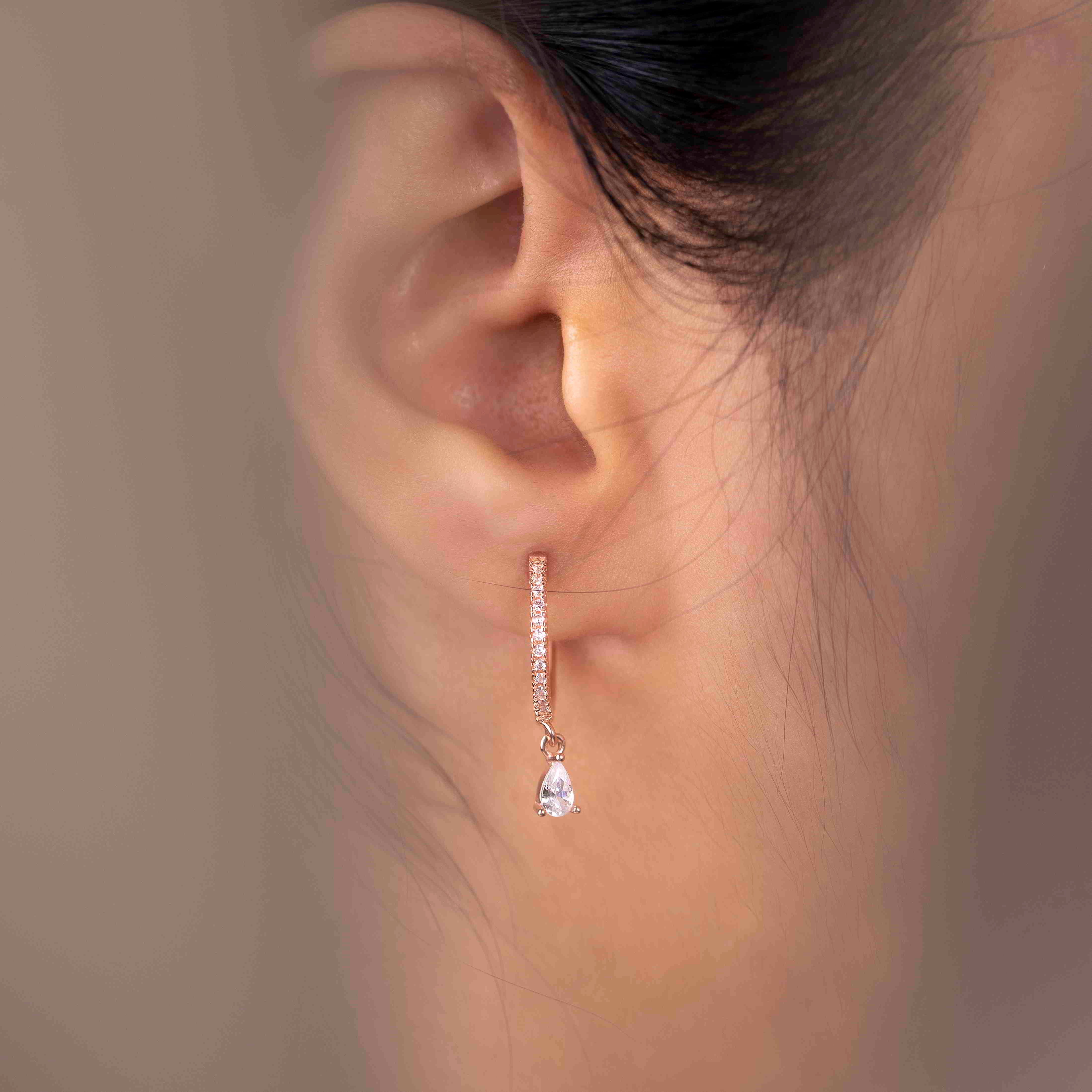 Pear Ear Ring