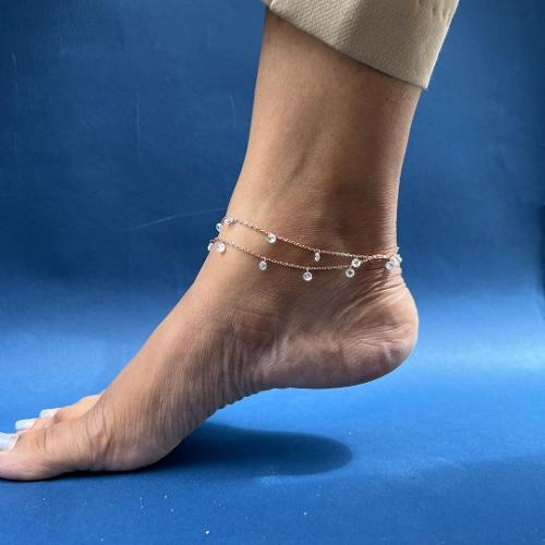 Crystal Drops Anklet