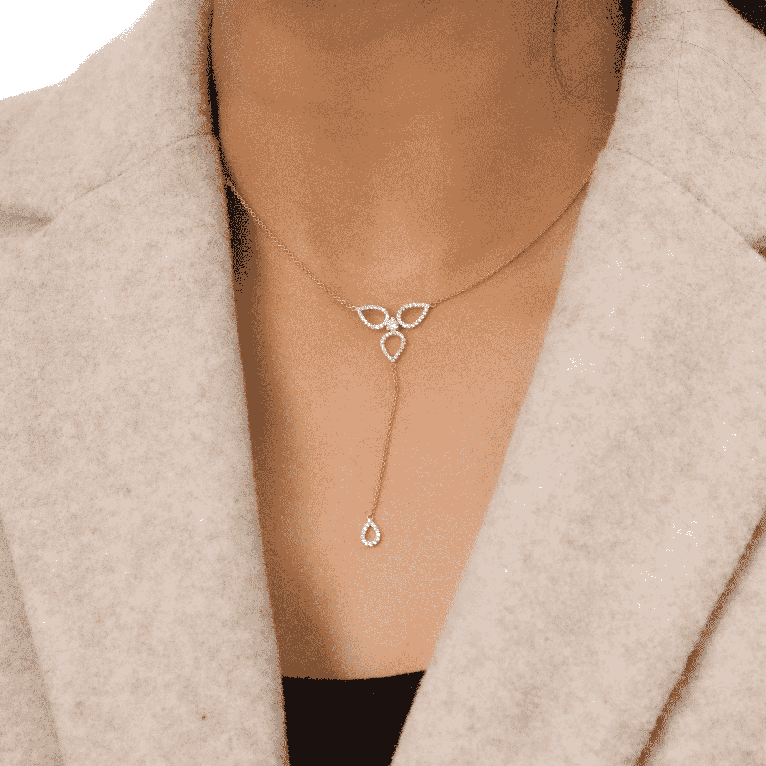 Leaflet Drop Neckliner