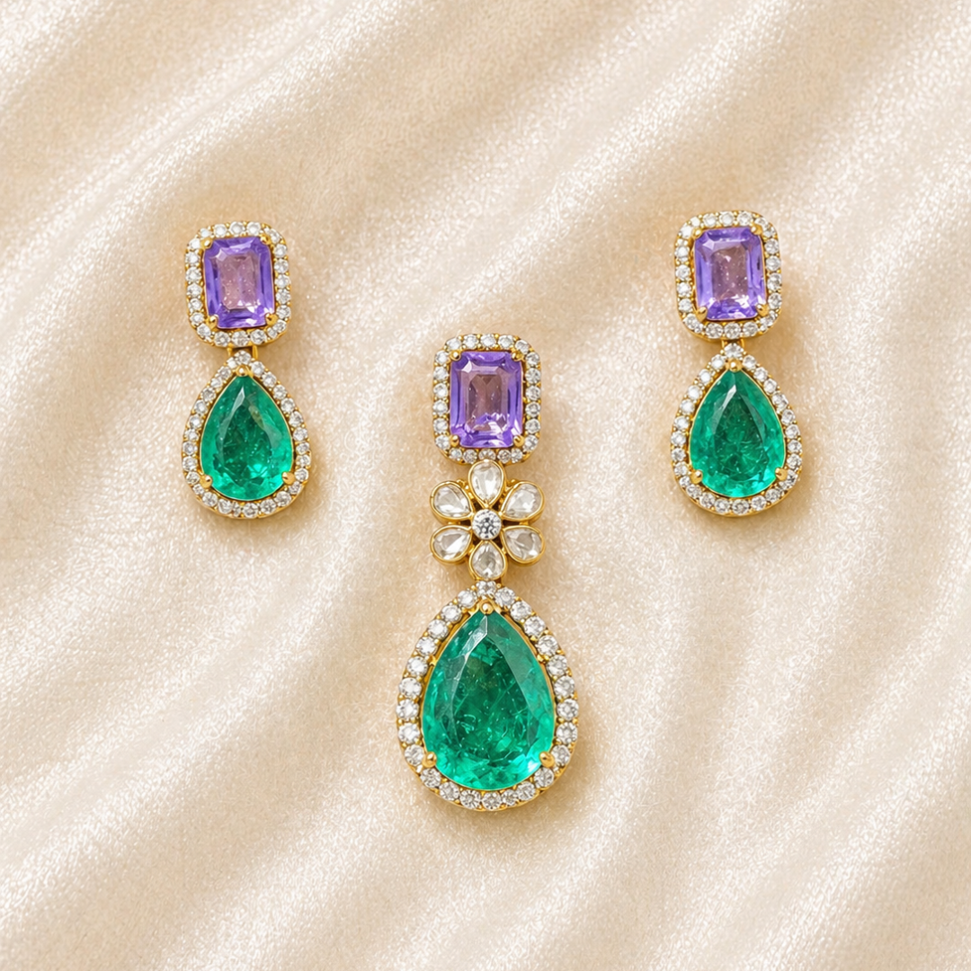 Dewdrop Muse Pendant Set