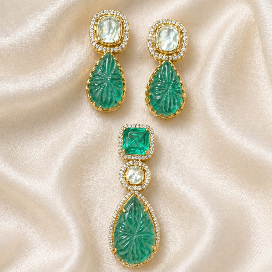 Verdant Drop Pendant Set