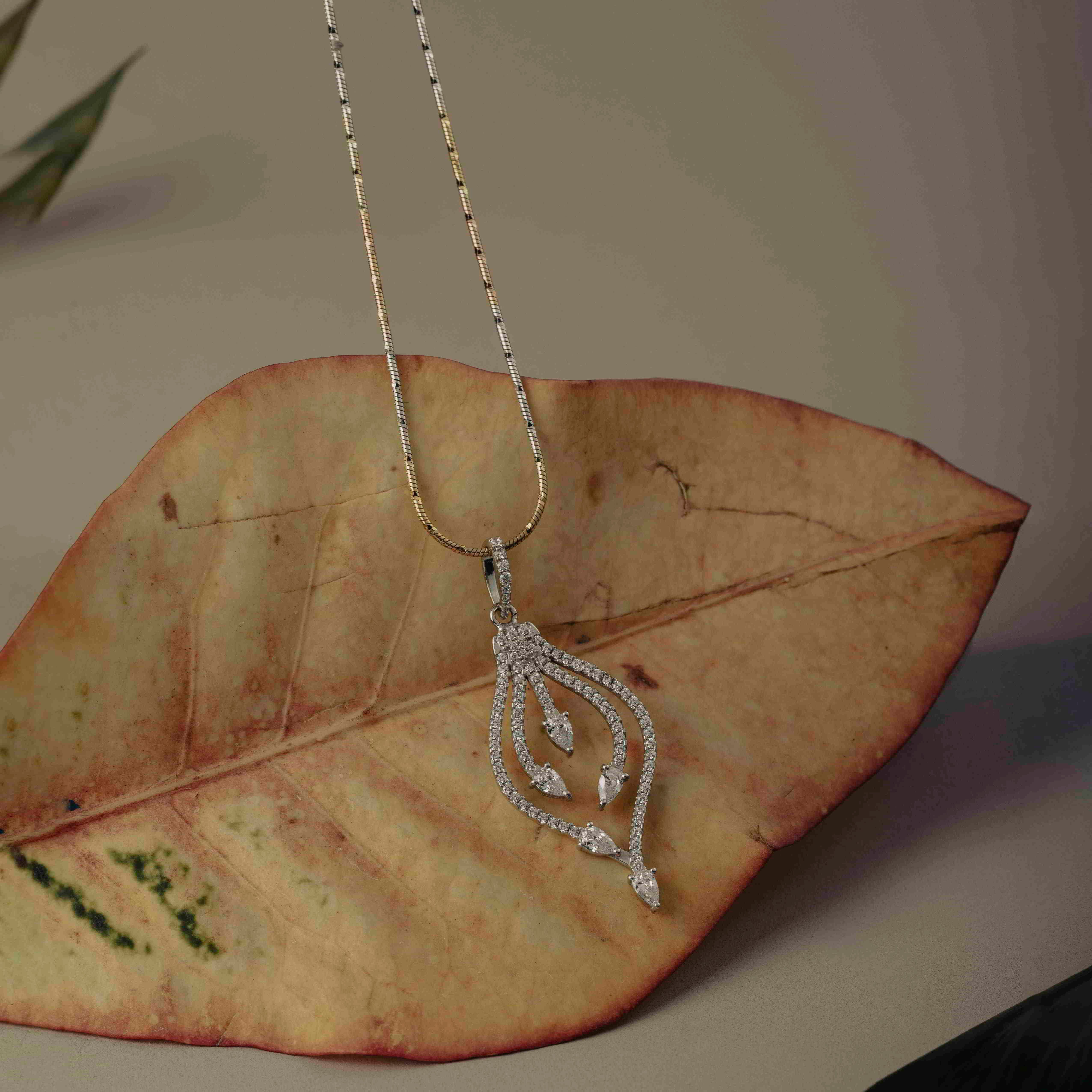 Leaf Silhouette Pendant