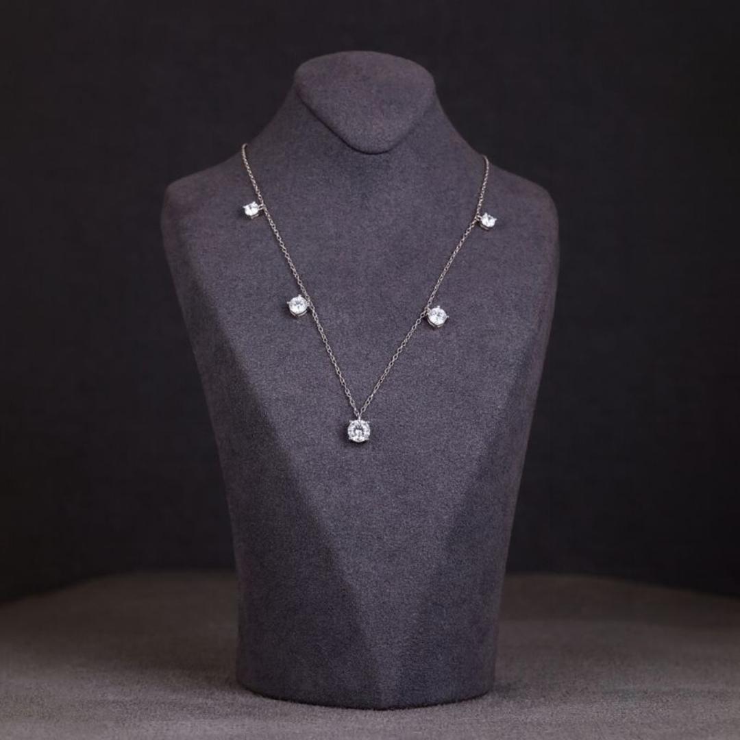Radiant Solitaire Necklace
