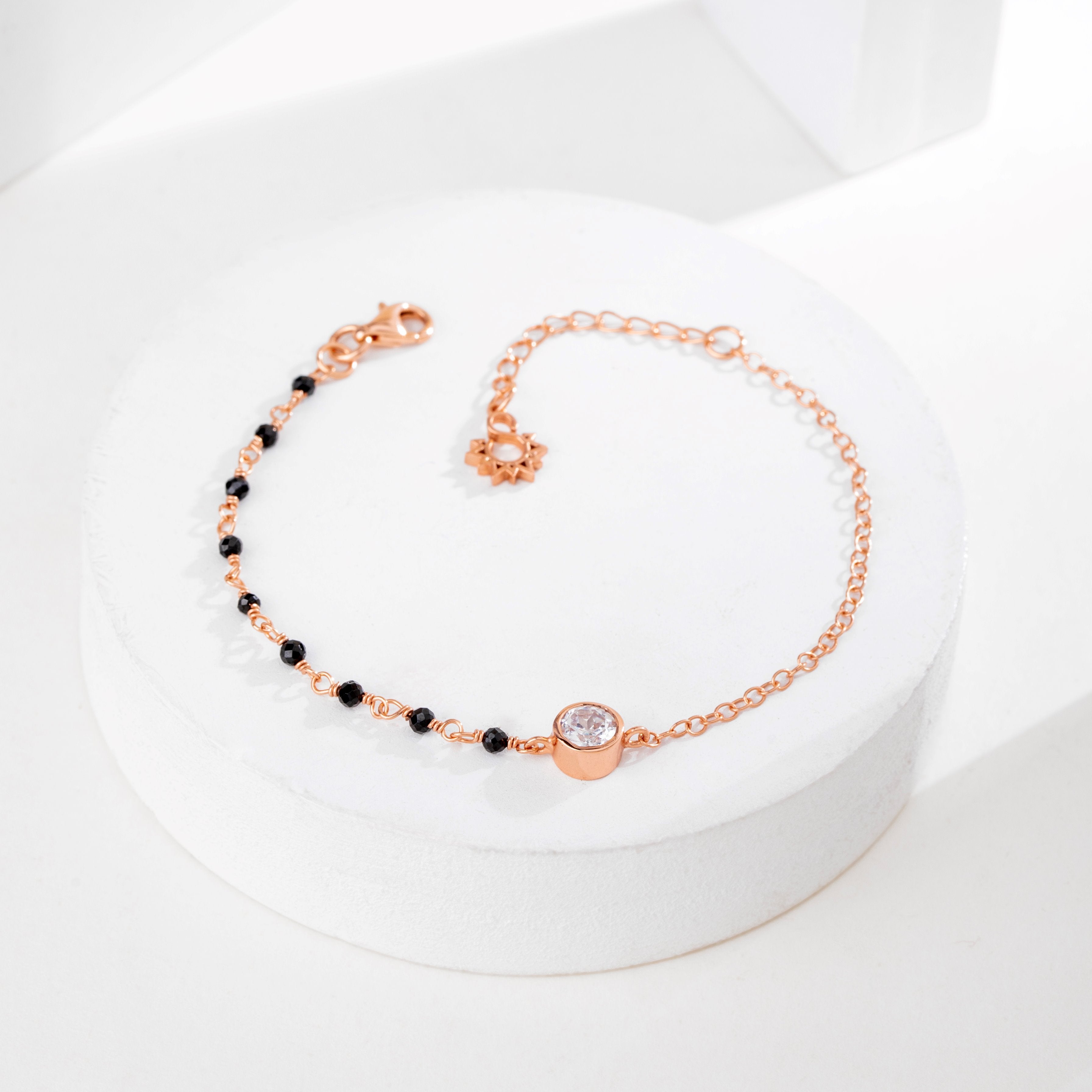 Strung Solitaire Bracelet