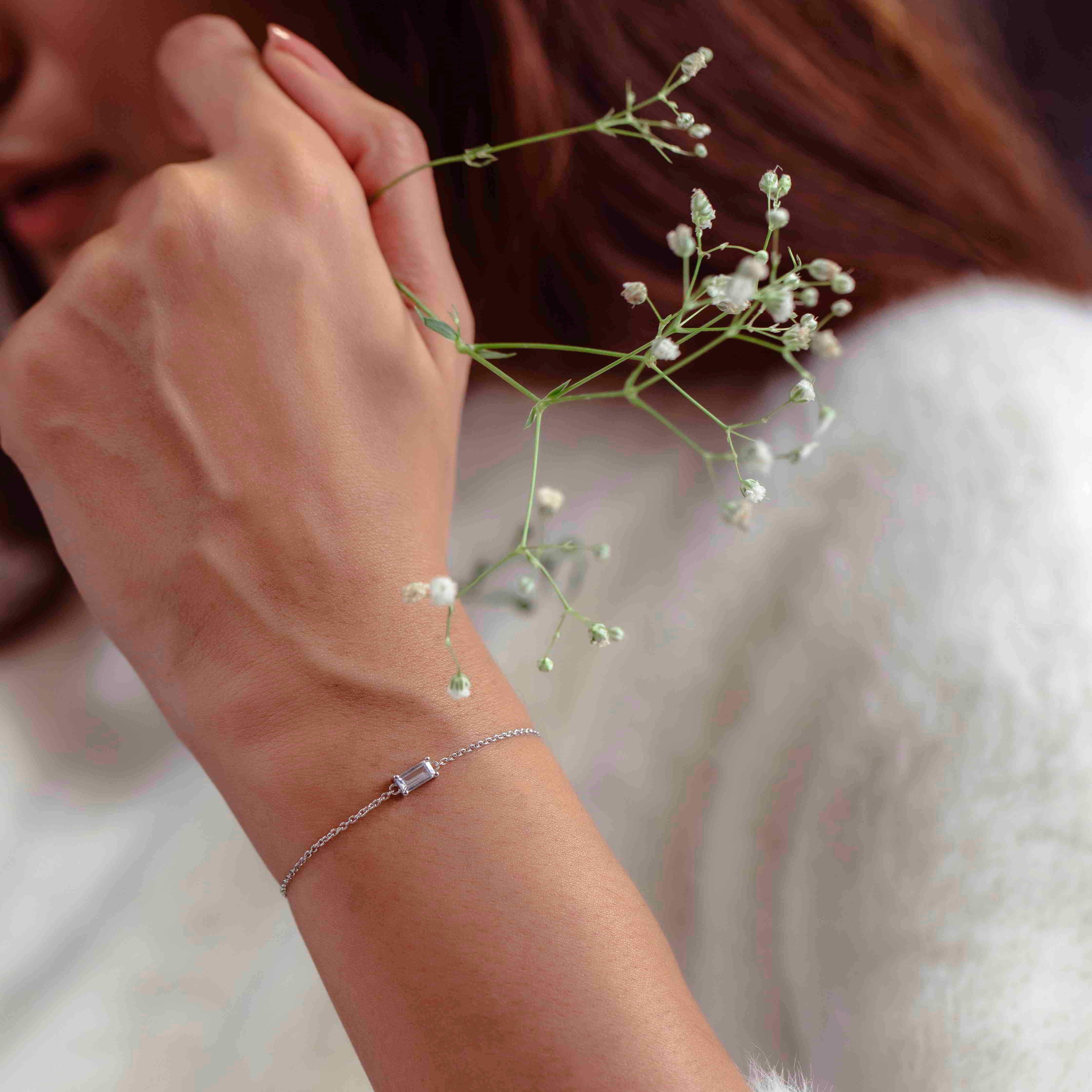 Cushion Cut Bracelet