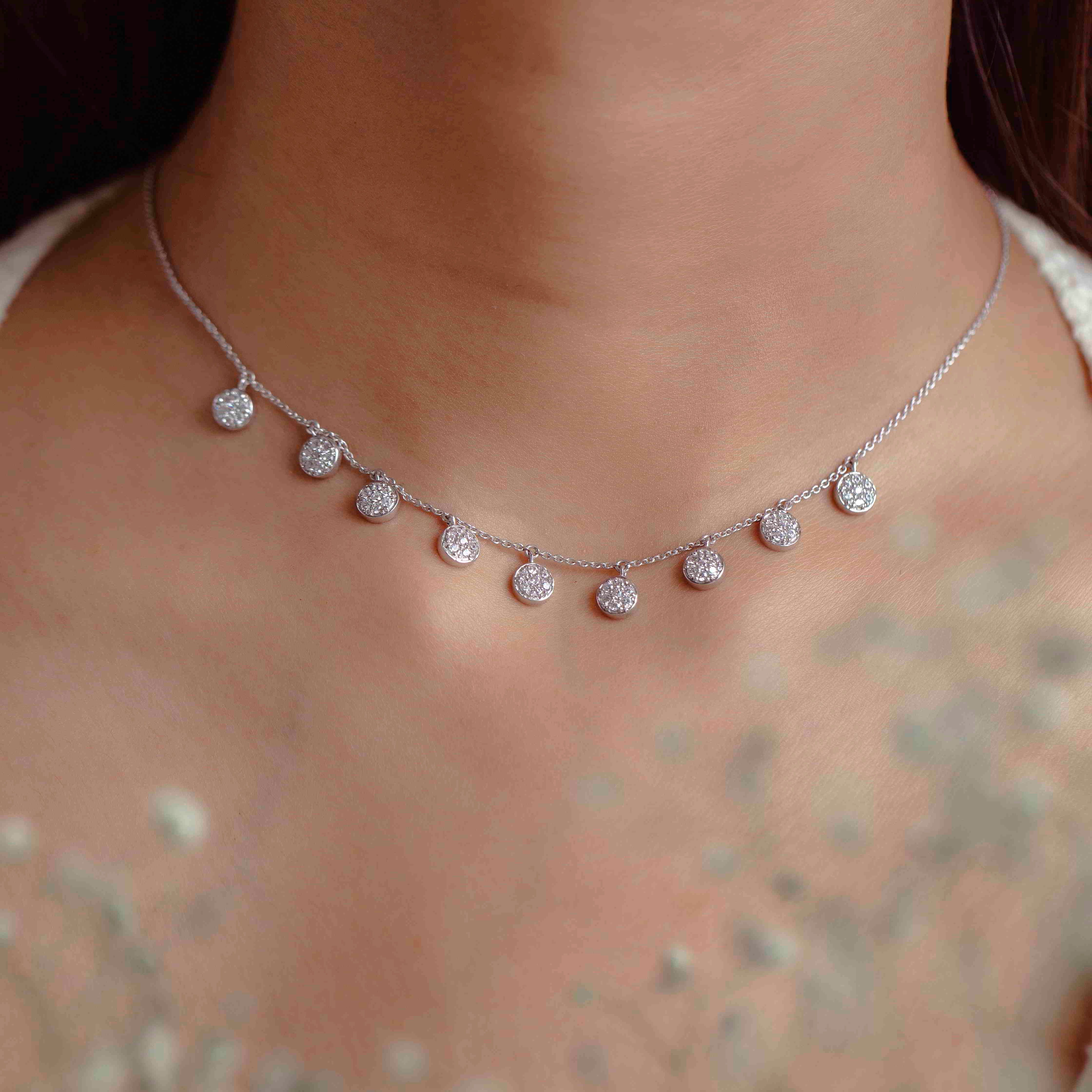 Circle Dazzle Necklace