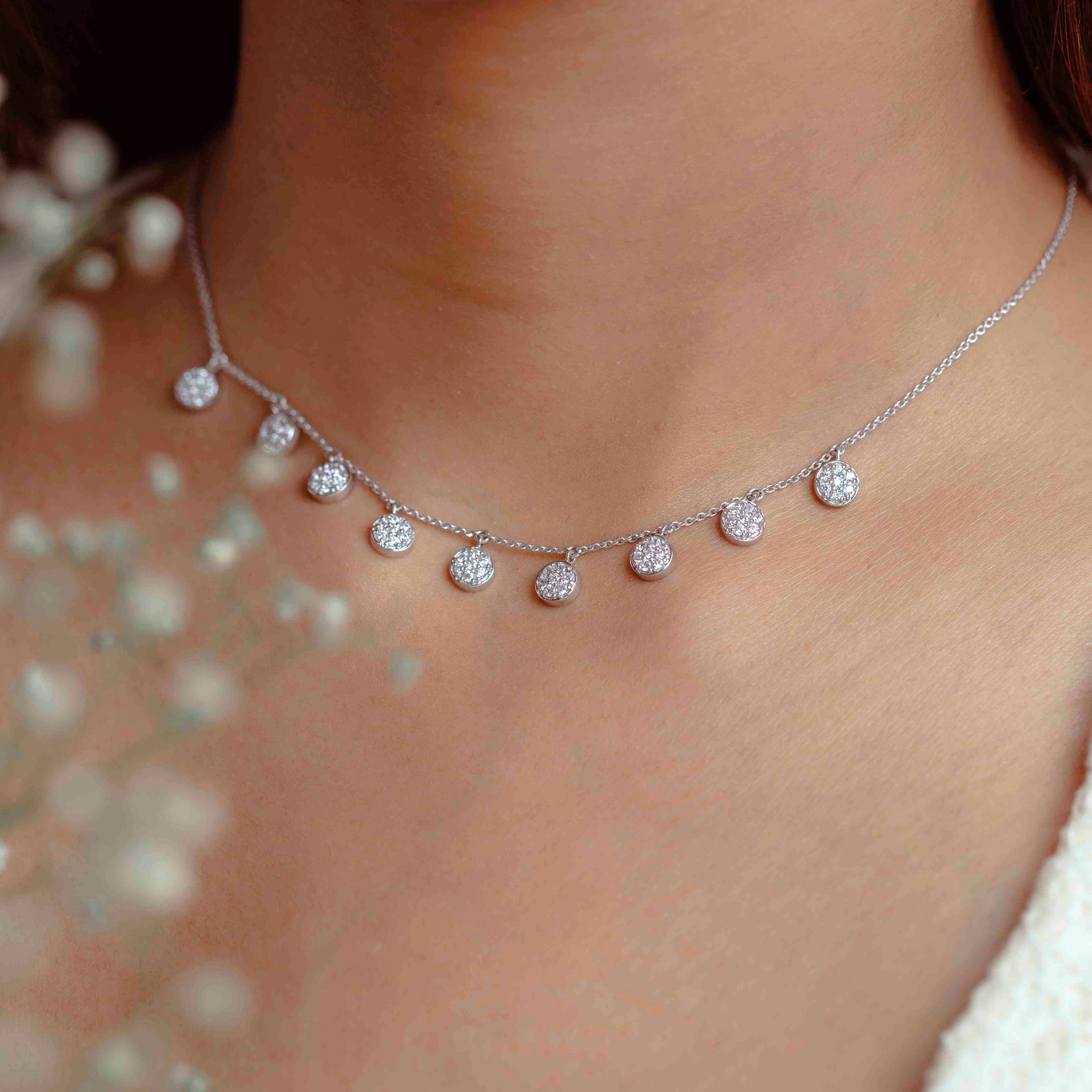 Circle Dazzle Necklace