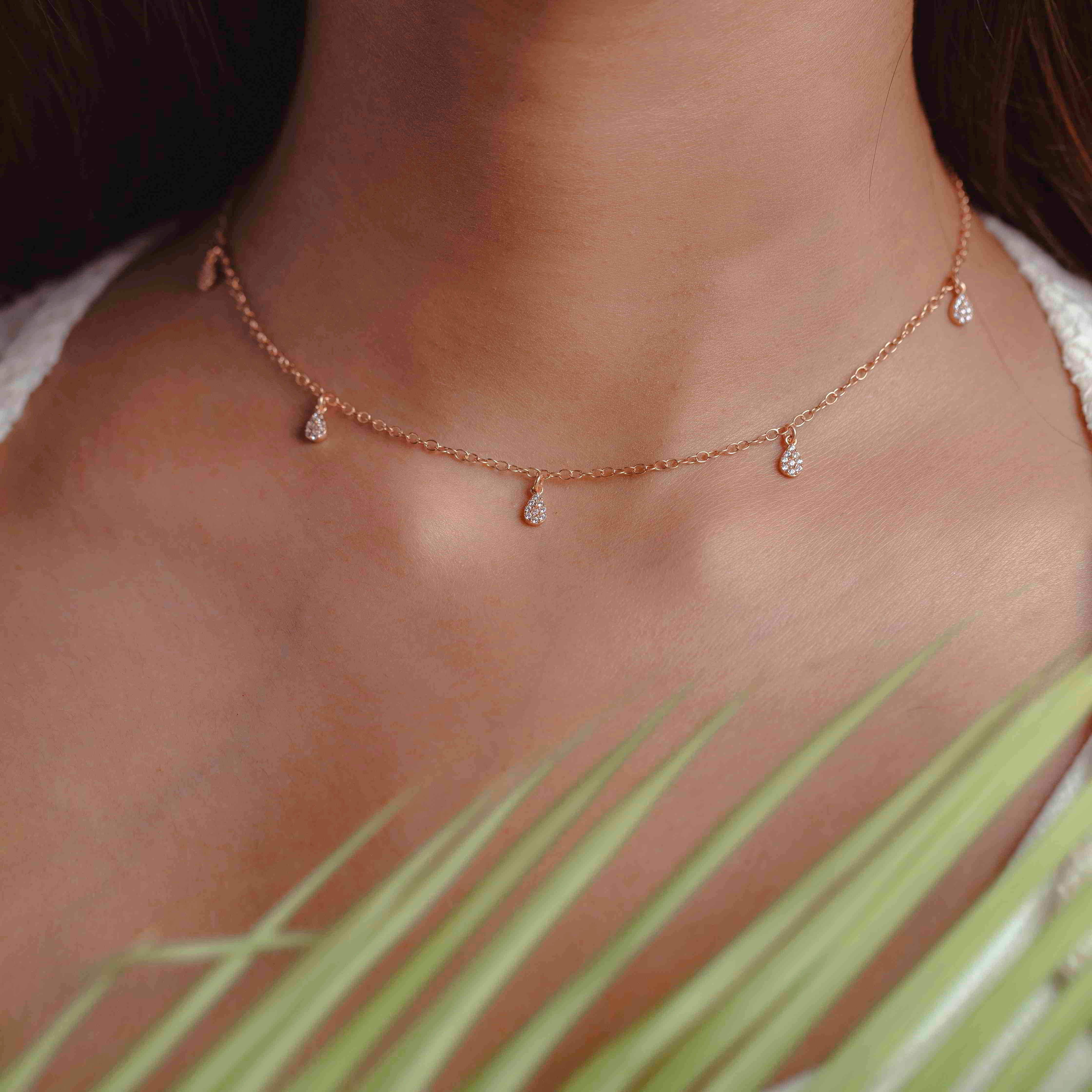 Droplet Ensemble Necklace