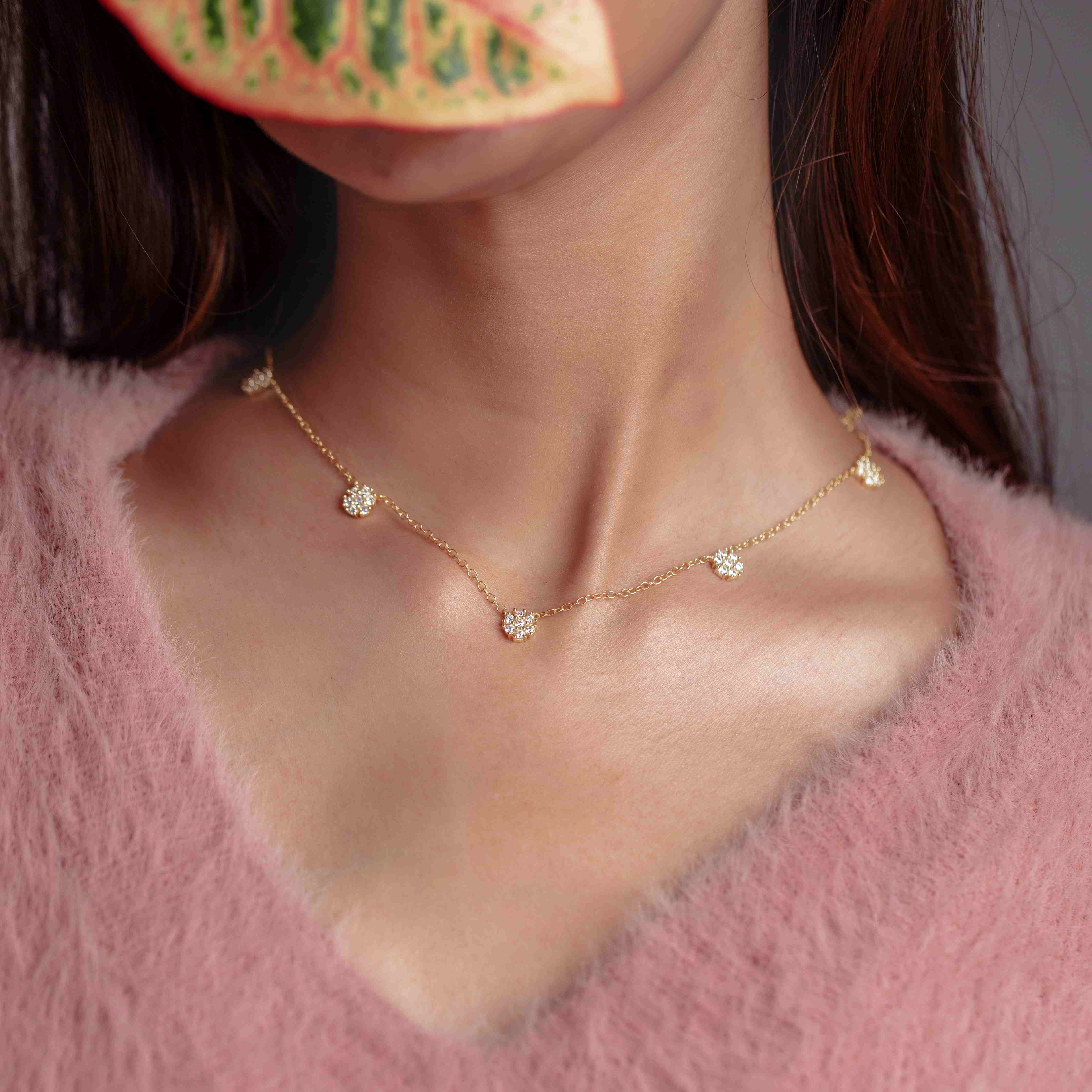 Vintage Flower Necklace