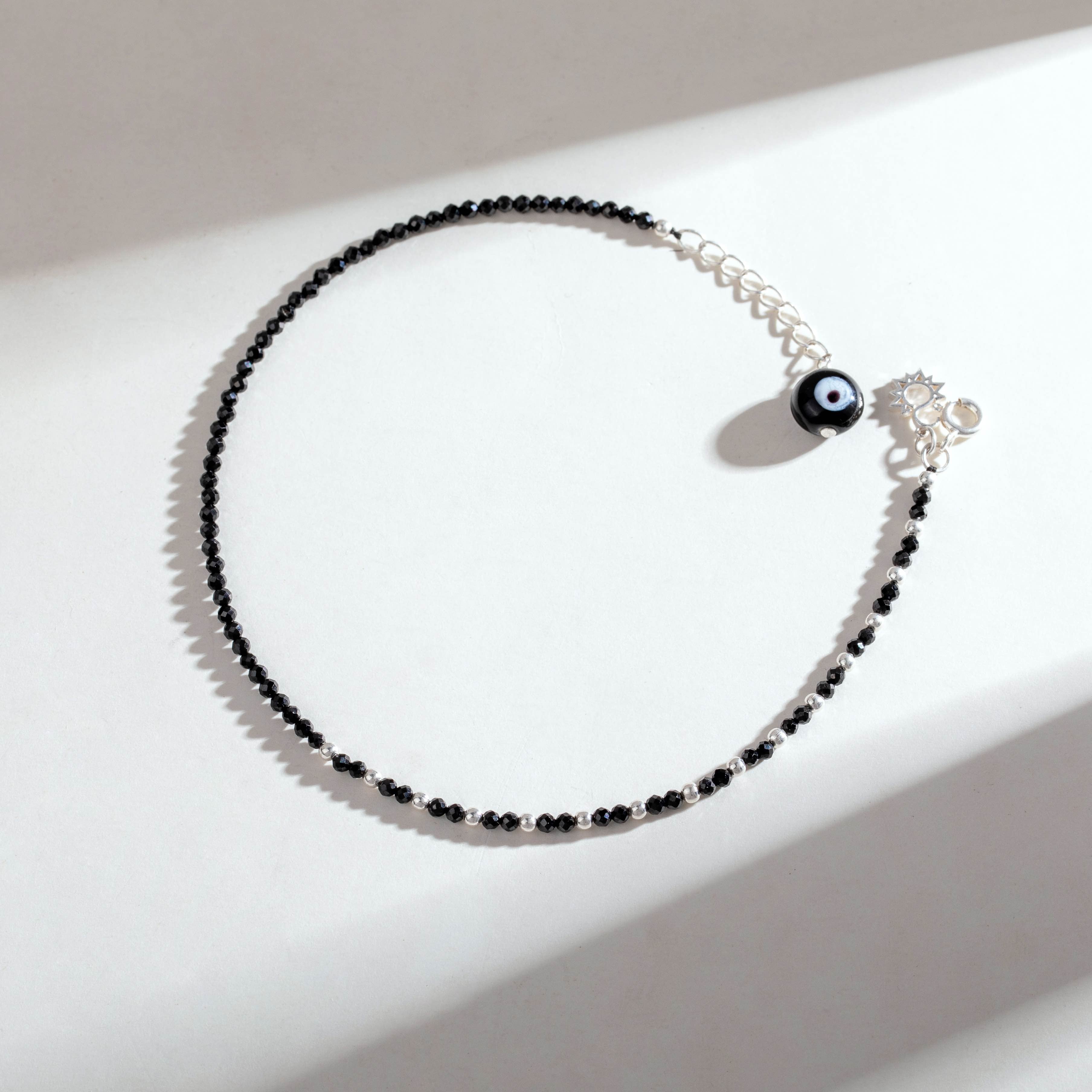 Shimmery Crystal Anklet