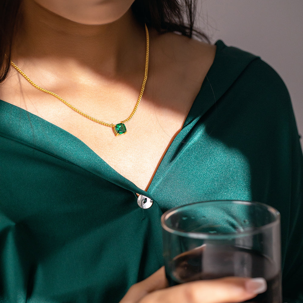 Emerald Cuban Necklace