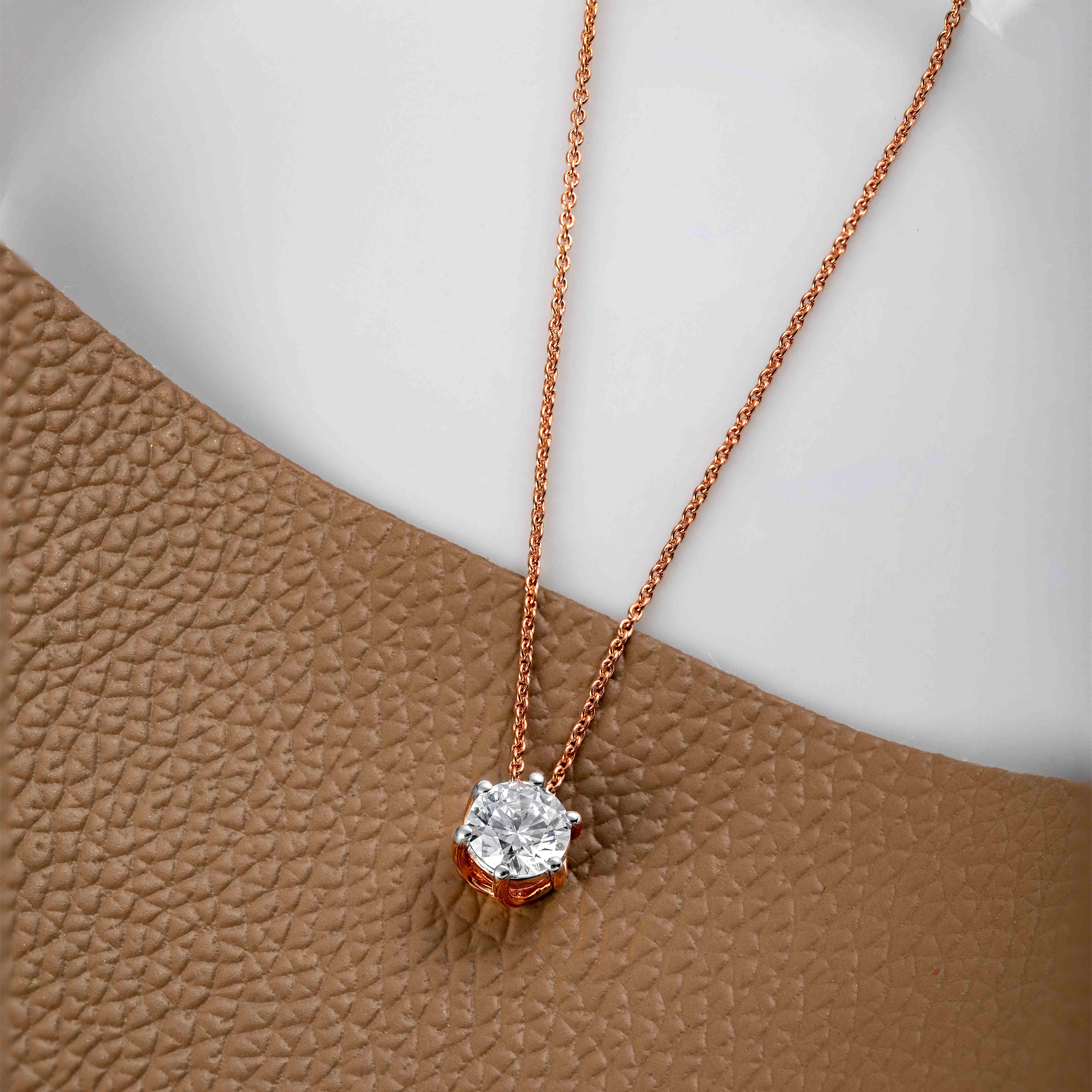 Evergreen Solitaire Necklace
