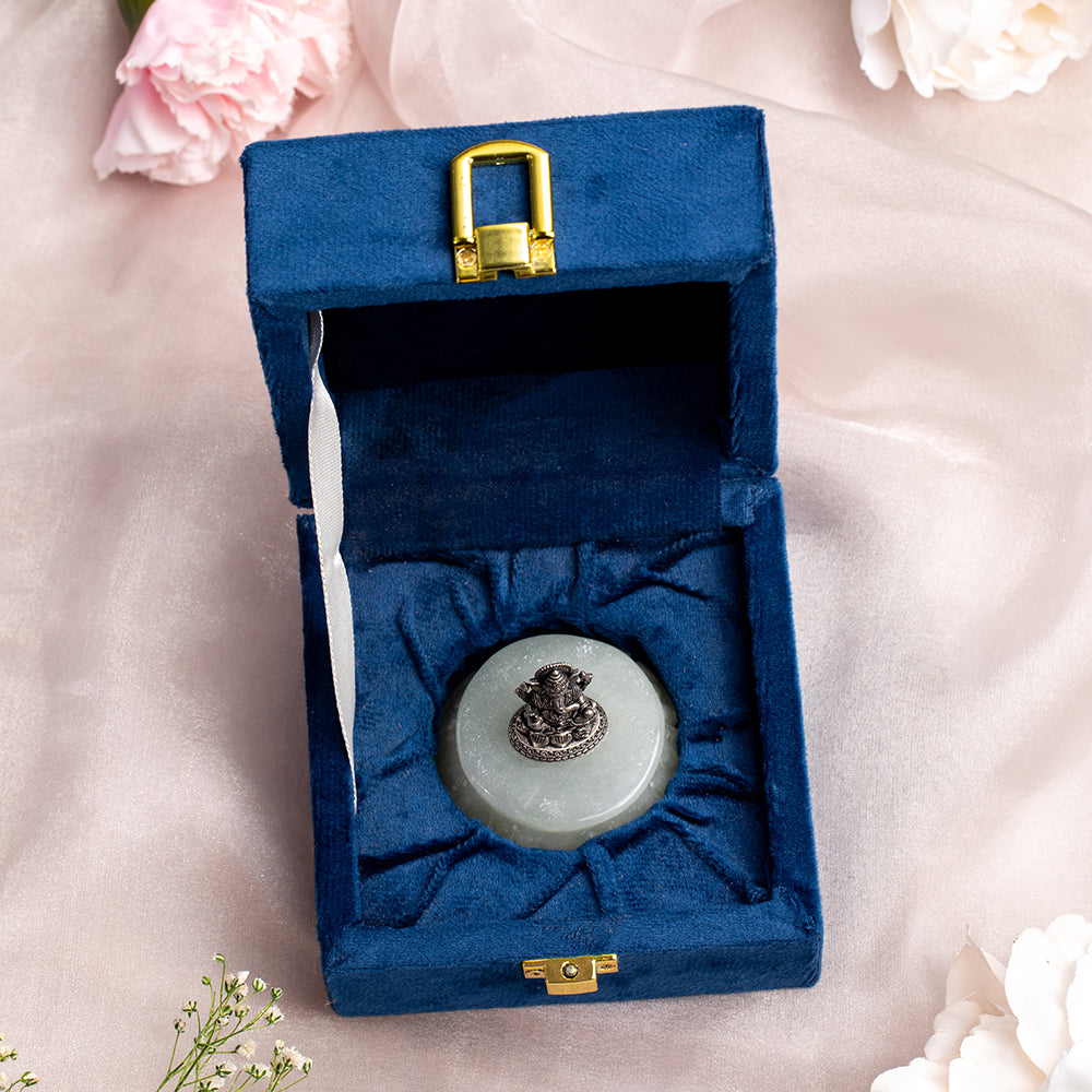 Green Avventura Ganesh Car Idol