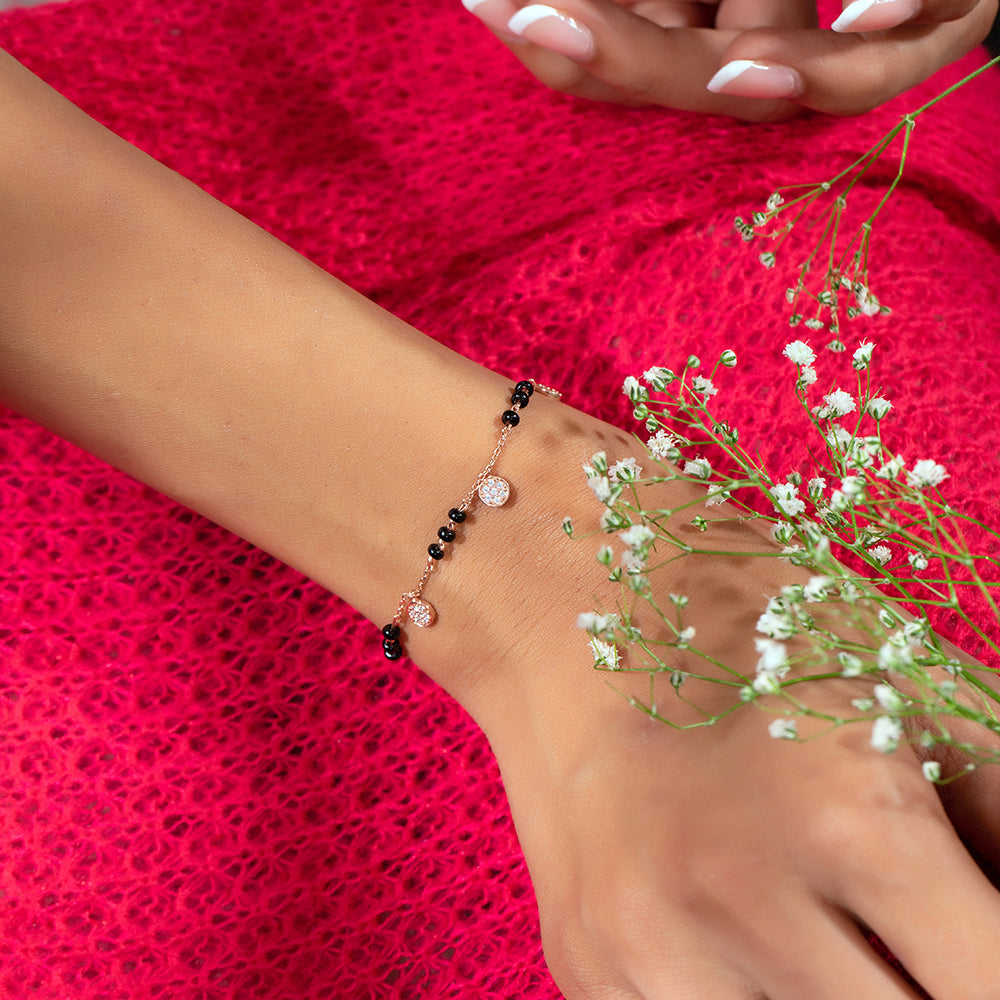 3 Cluster Mangalsutra Bracelet