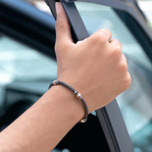 3 Tone Rugged Silicon Bracelet