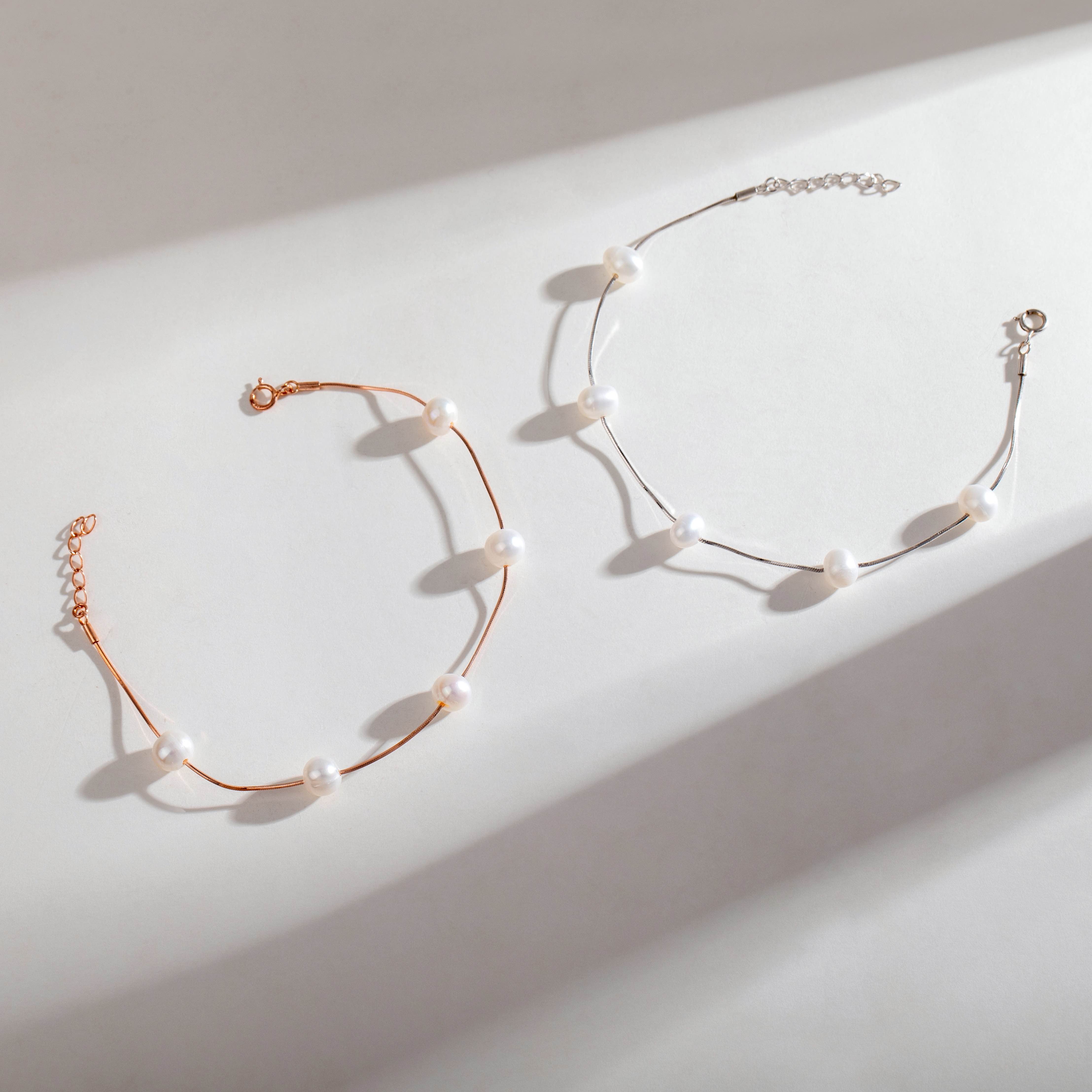 Single Layer Pearl Bracelet