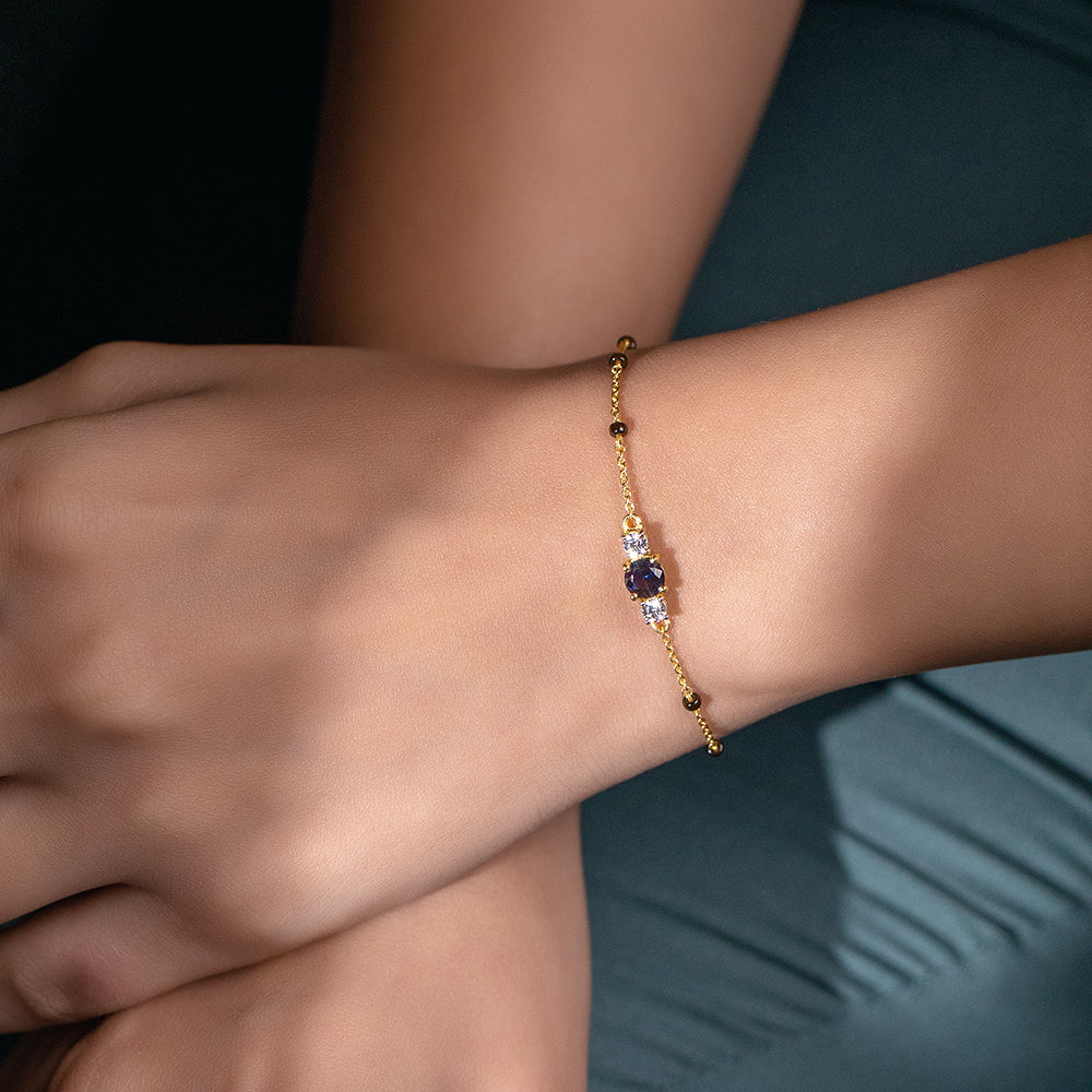 Blue Stone Mangalsutra