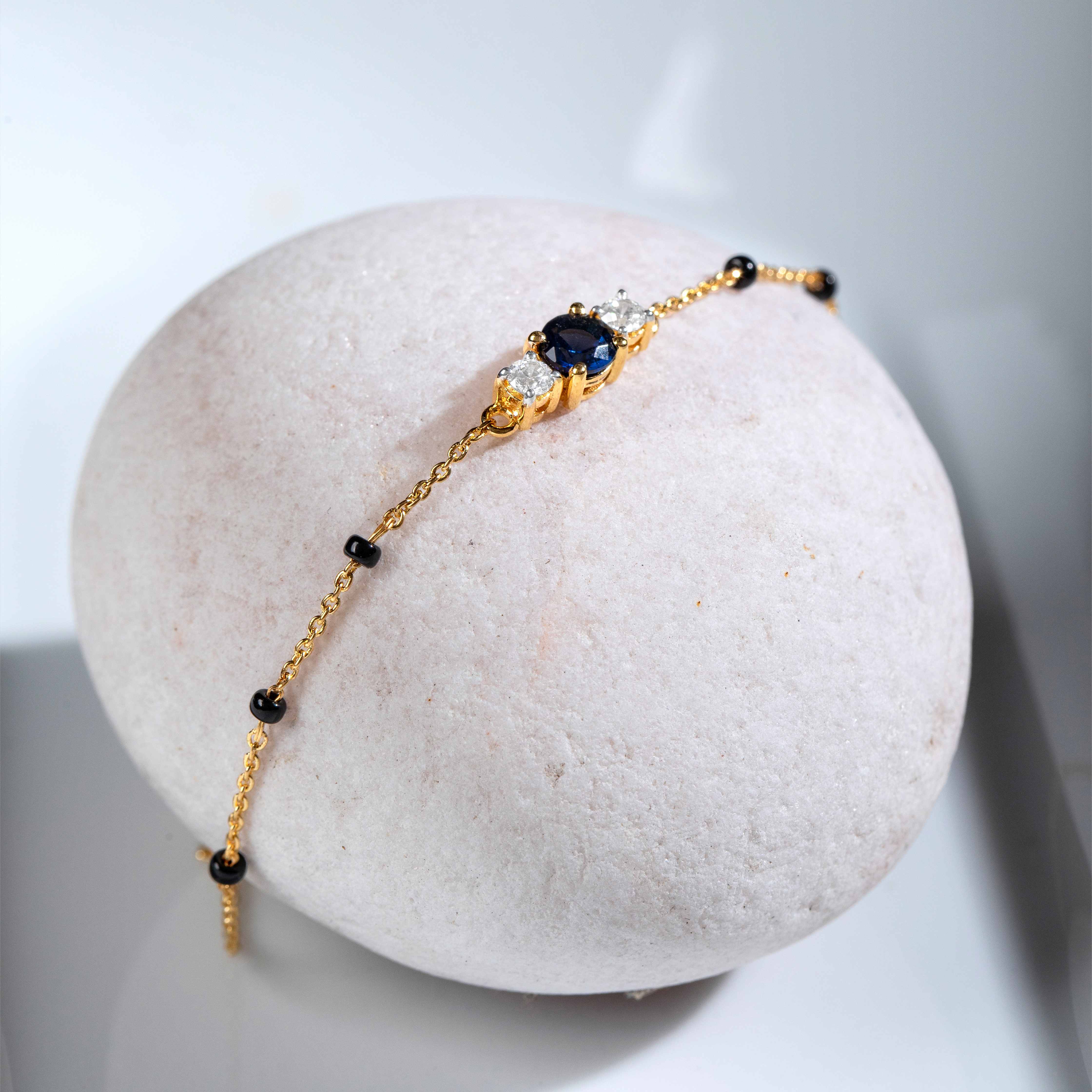 Blue Stone Mangalsutra