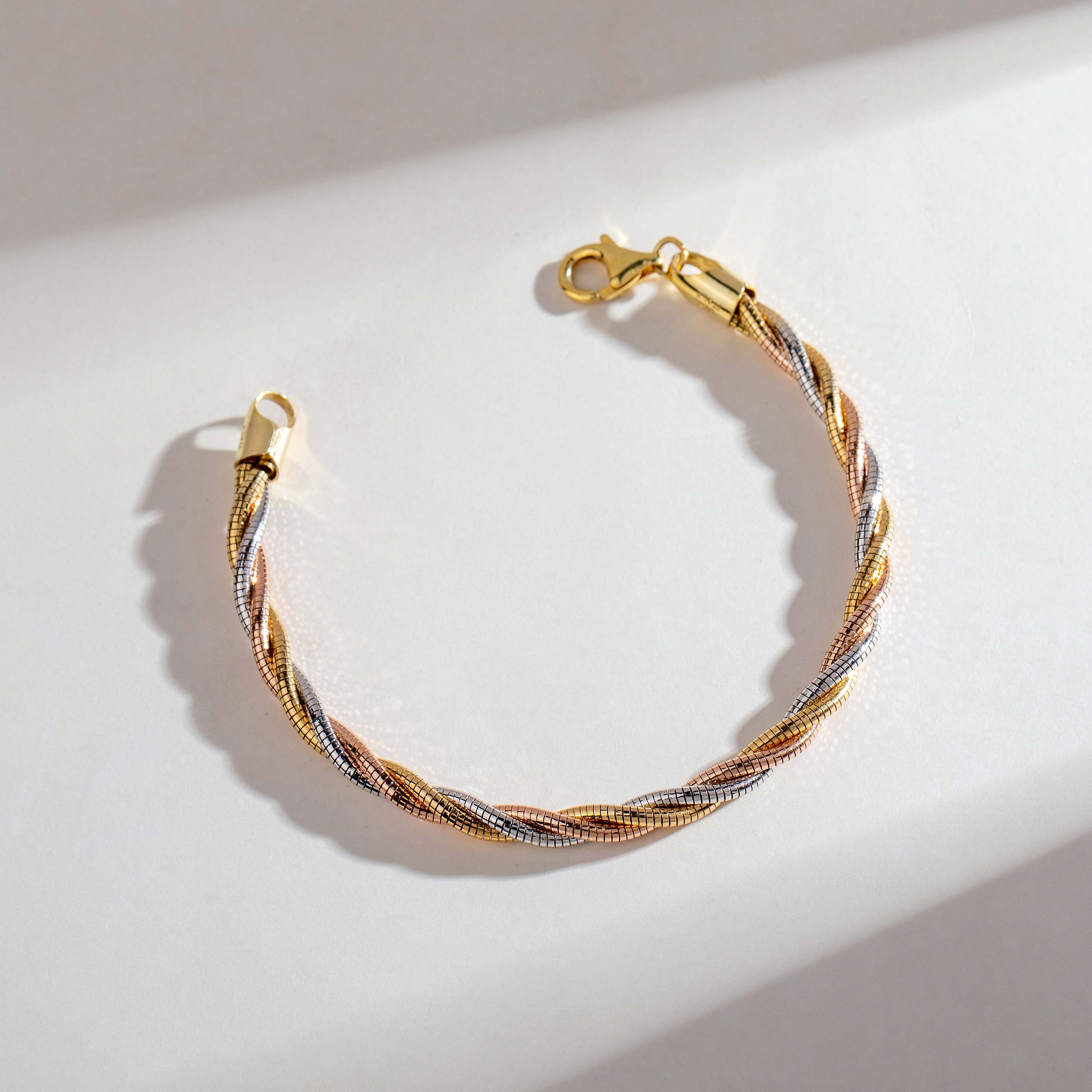 3T Twisty Sterling Silver Bracelet