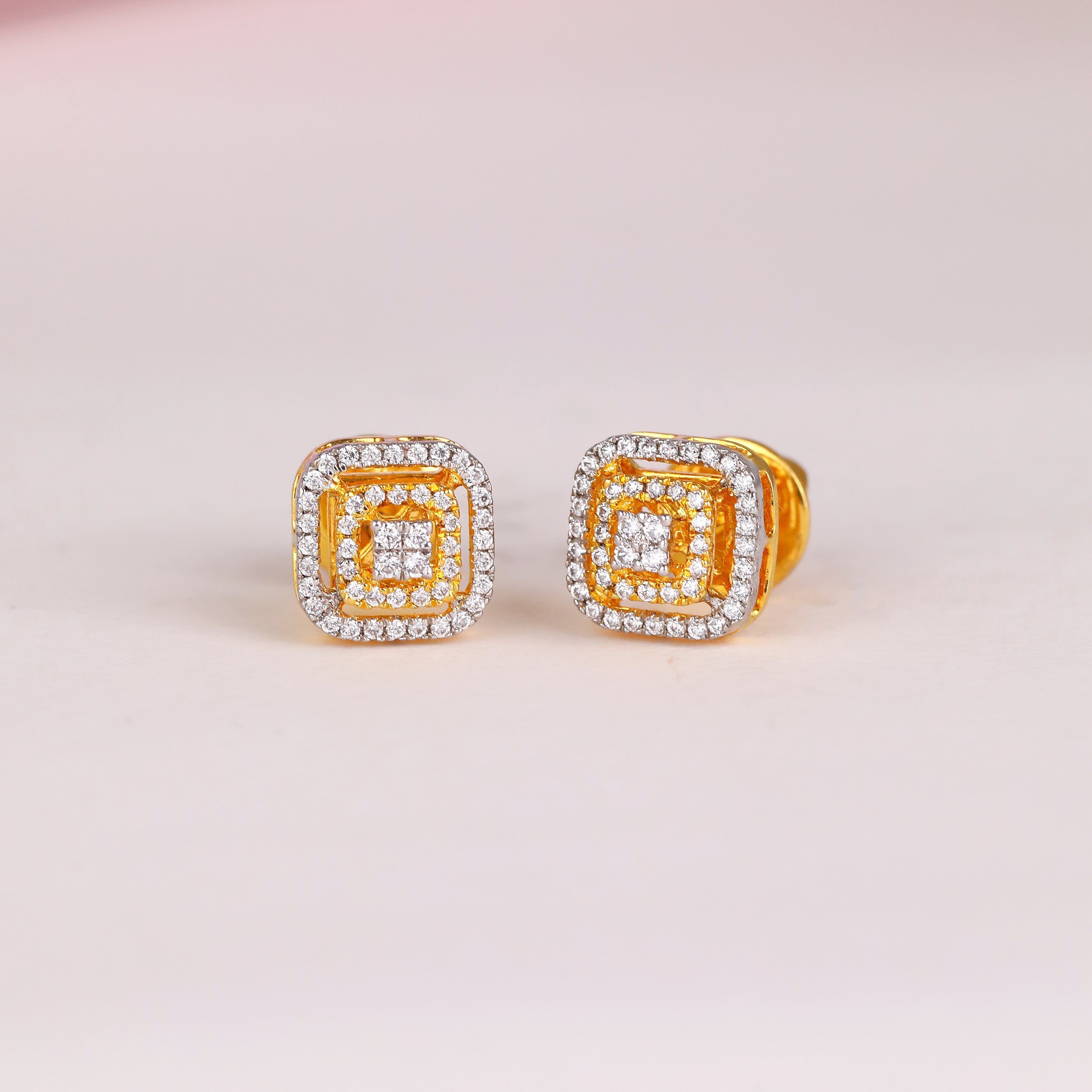 Trio Squared Earrings