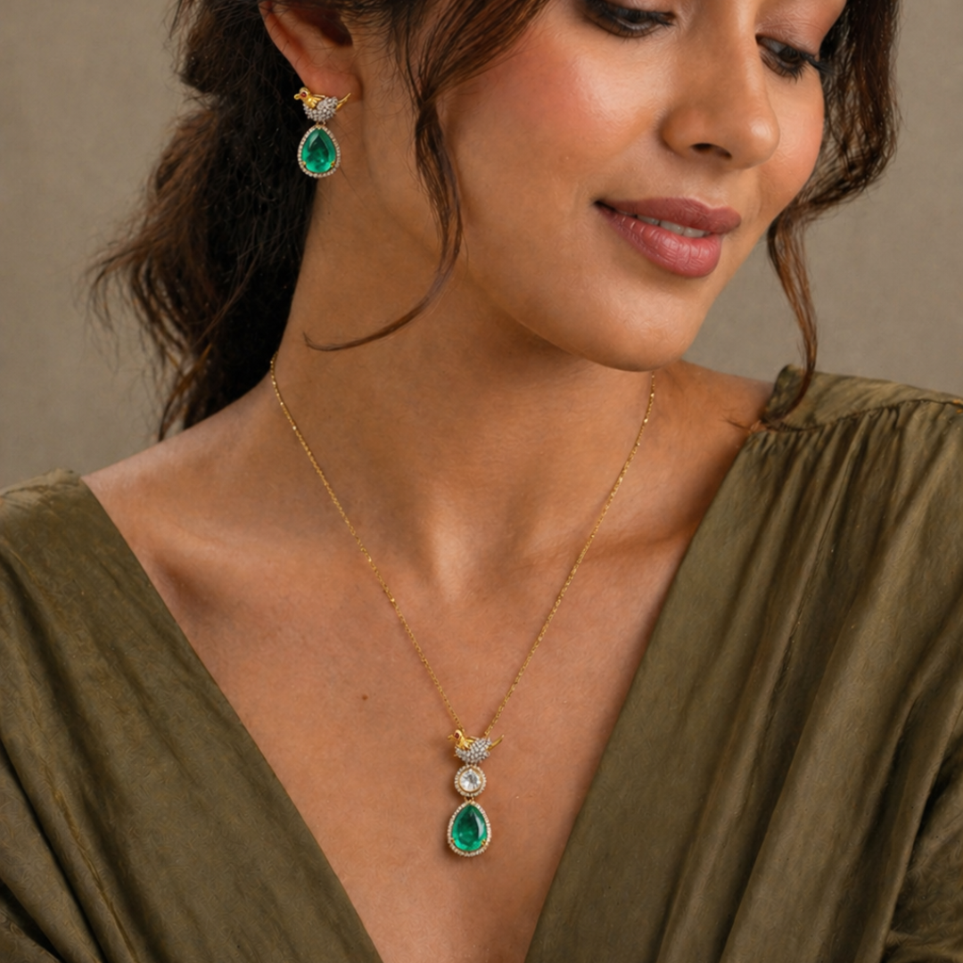 Panna Dove Pendant Set