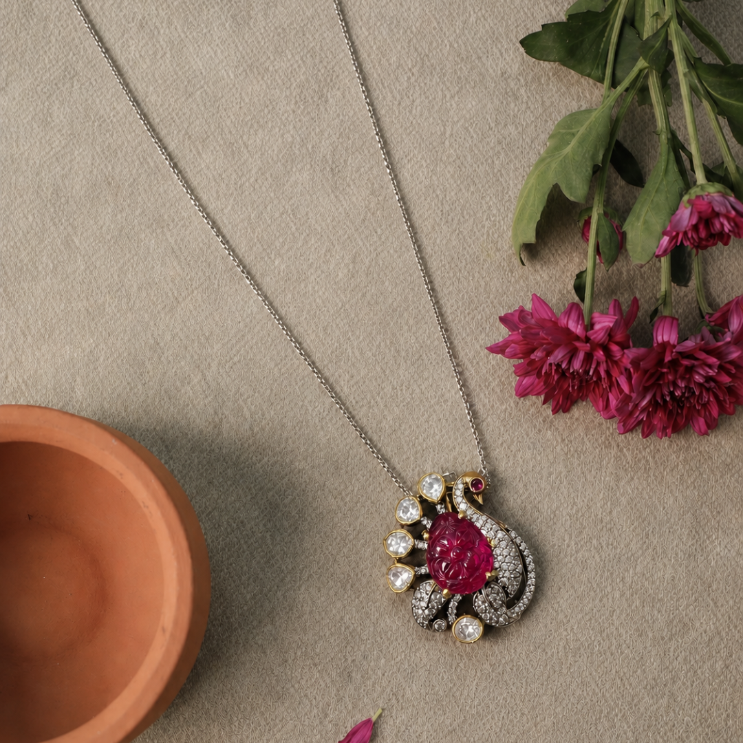 Ruby Mor Pendant