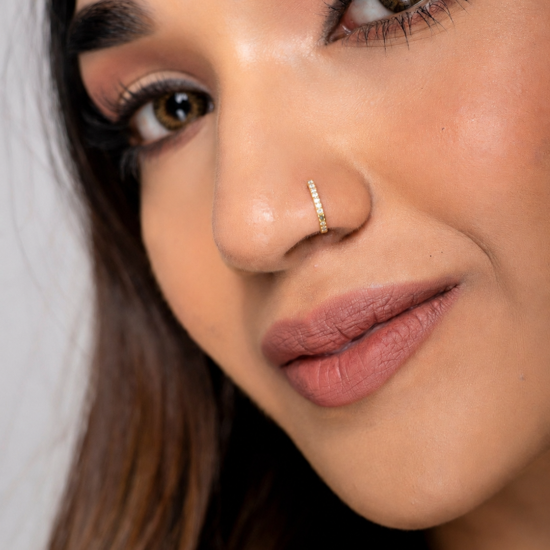 Stria Pressable Nose Pin
