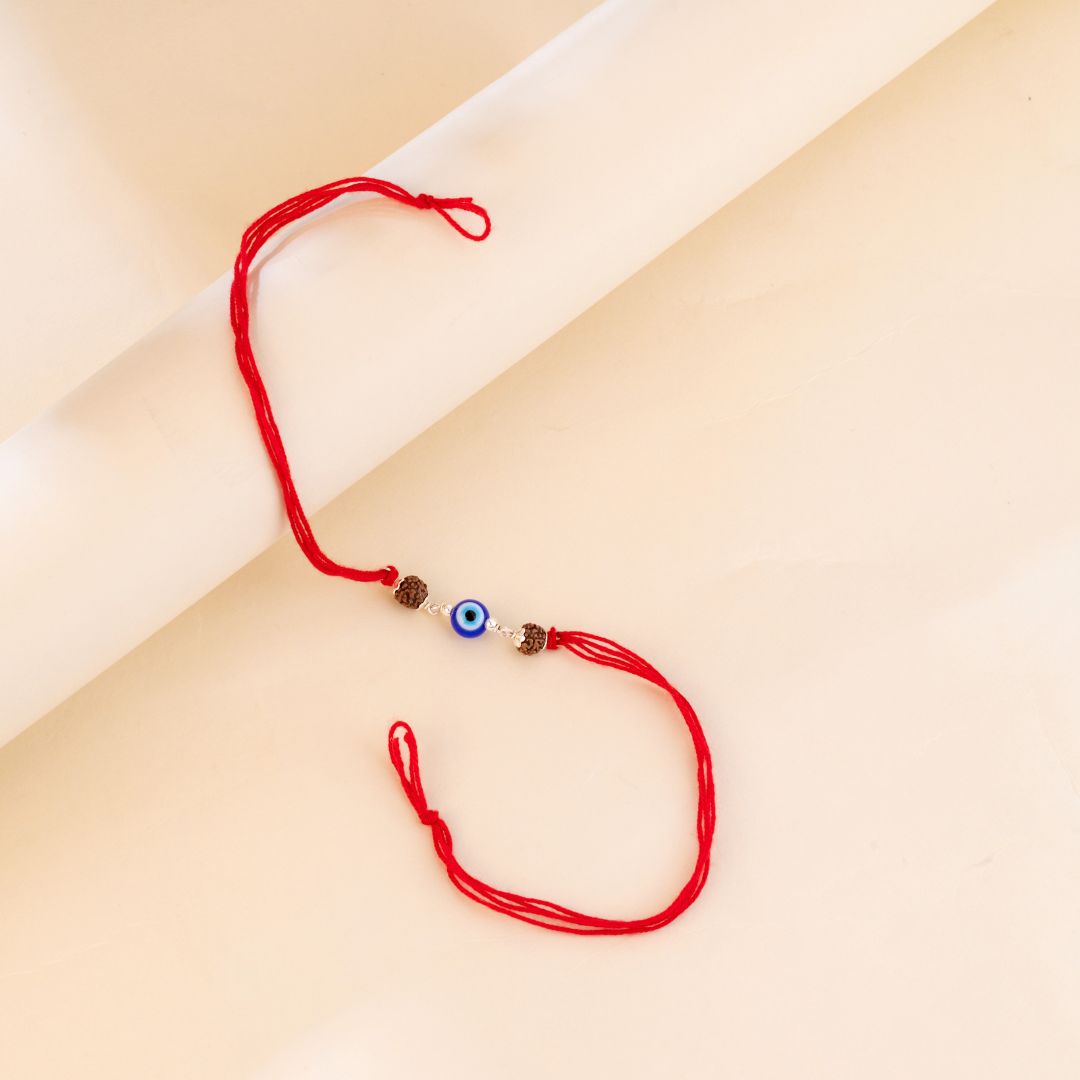 All Eyes Silver Rakhi