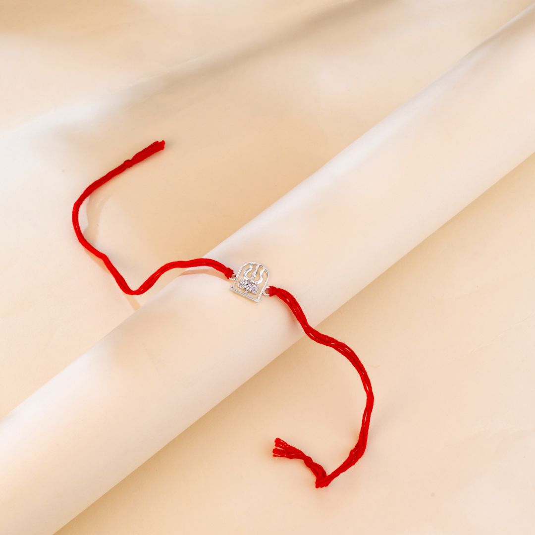 Trishakti Silver Rakhi