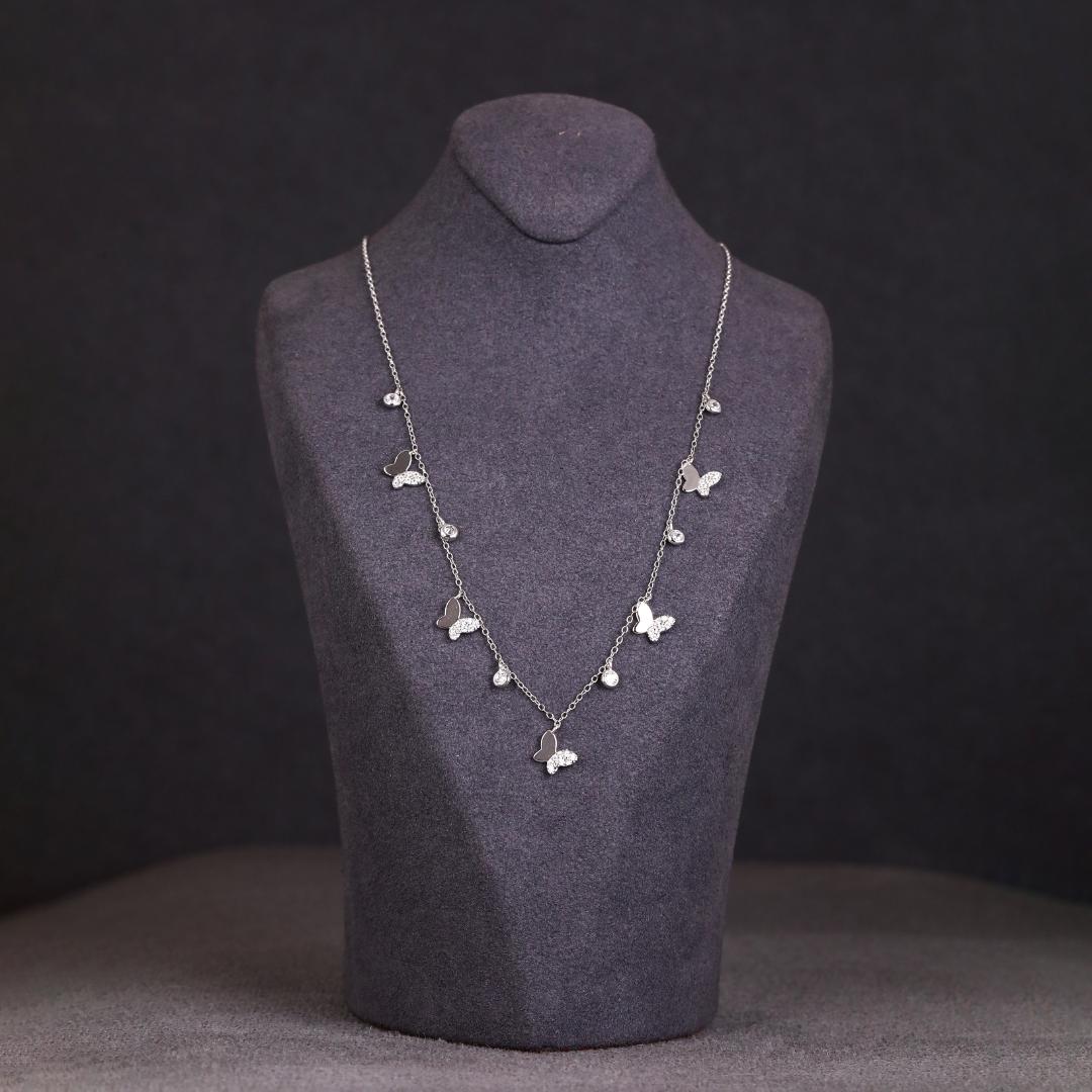 Frosted Flutter Necklace