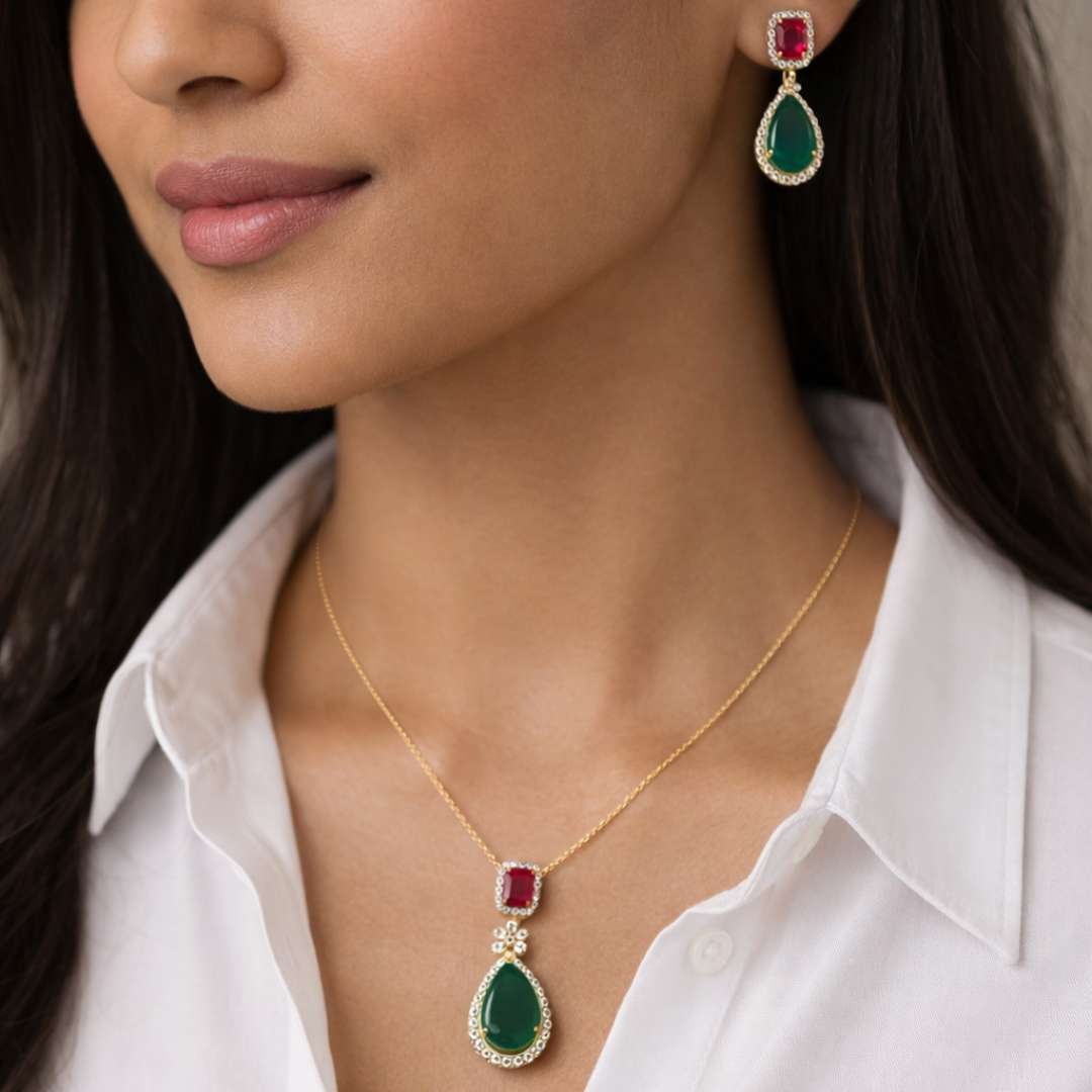 Zariya Earrings Drop (only earrings)