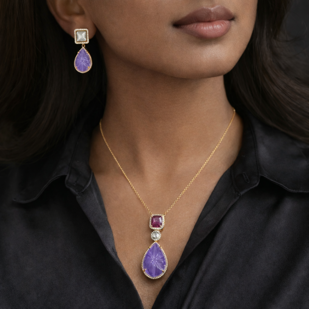 Amora Earrings Drop (Only earrings)