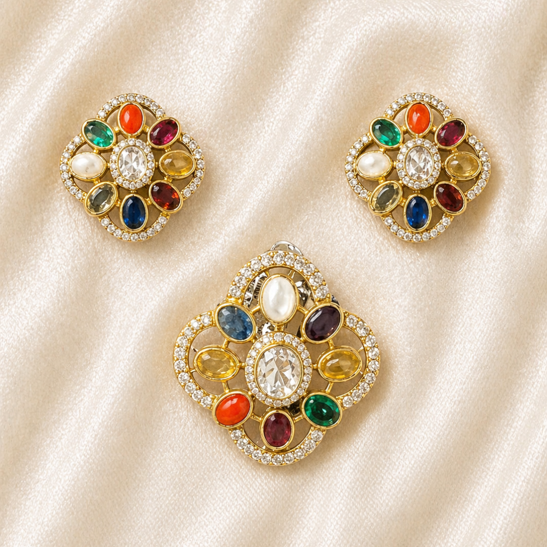 NovaBloom Pendant Set