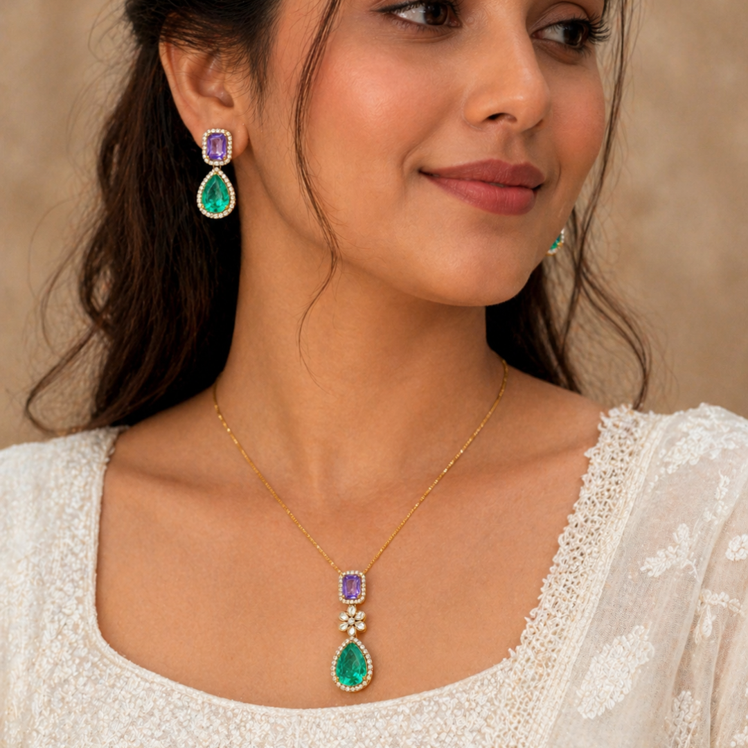 Dewdrop Muse Pendant Set