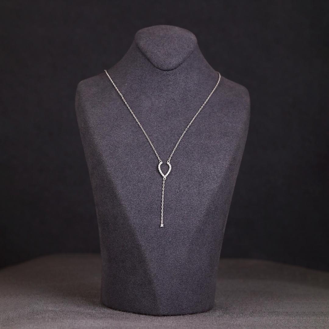 Eternal Loop Lariat Necklace
