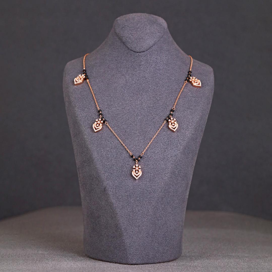 Rose Noir Charm Mangalsutra