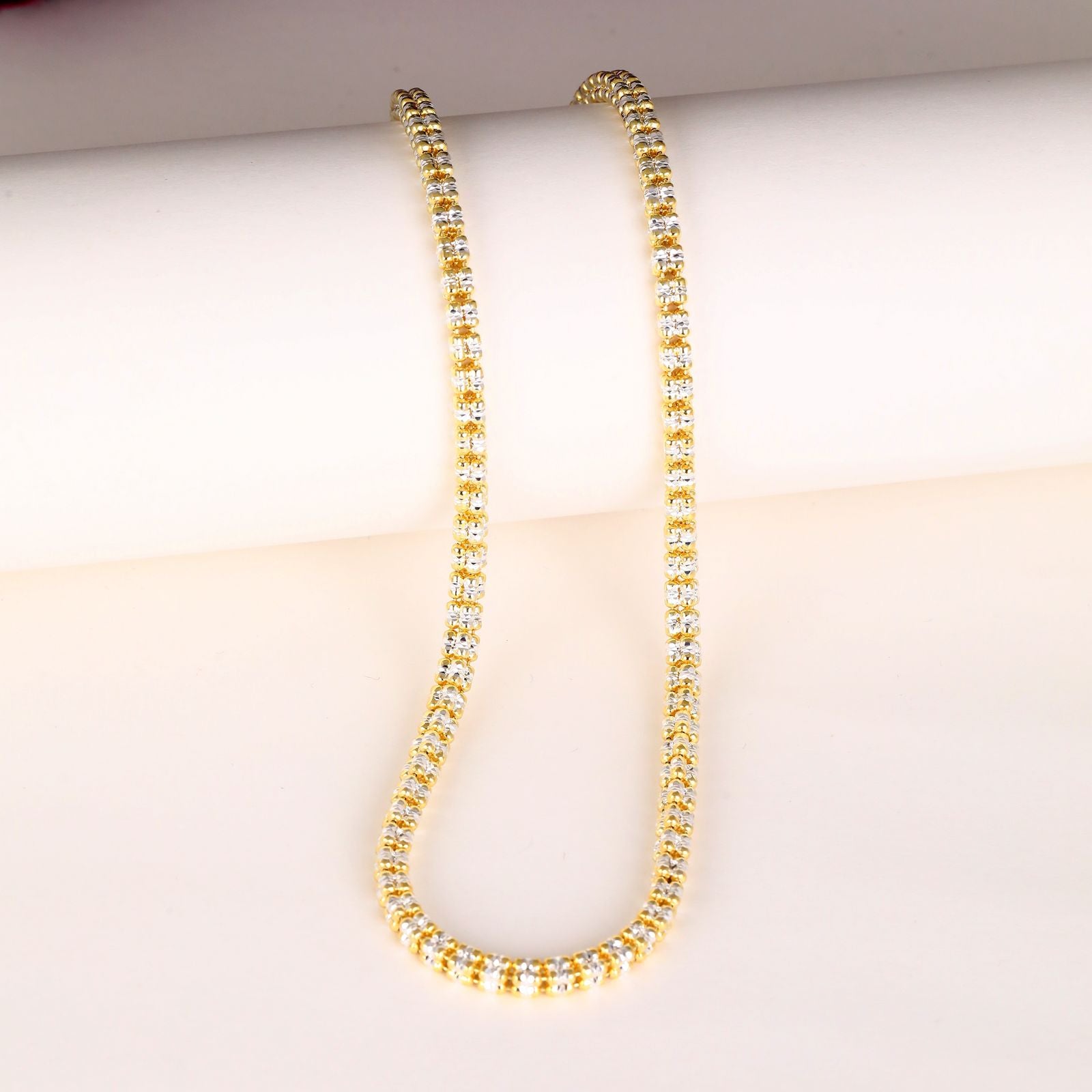 2 Tone Slitica Italian Chain