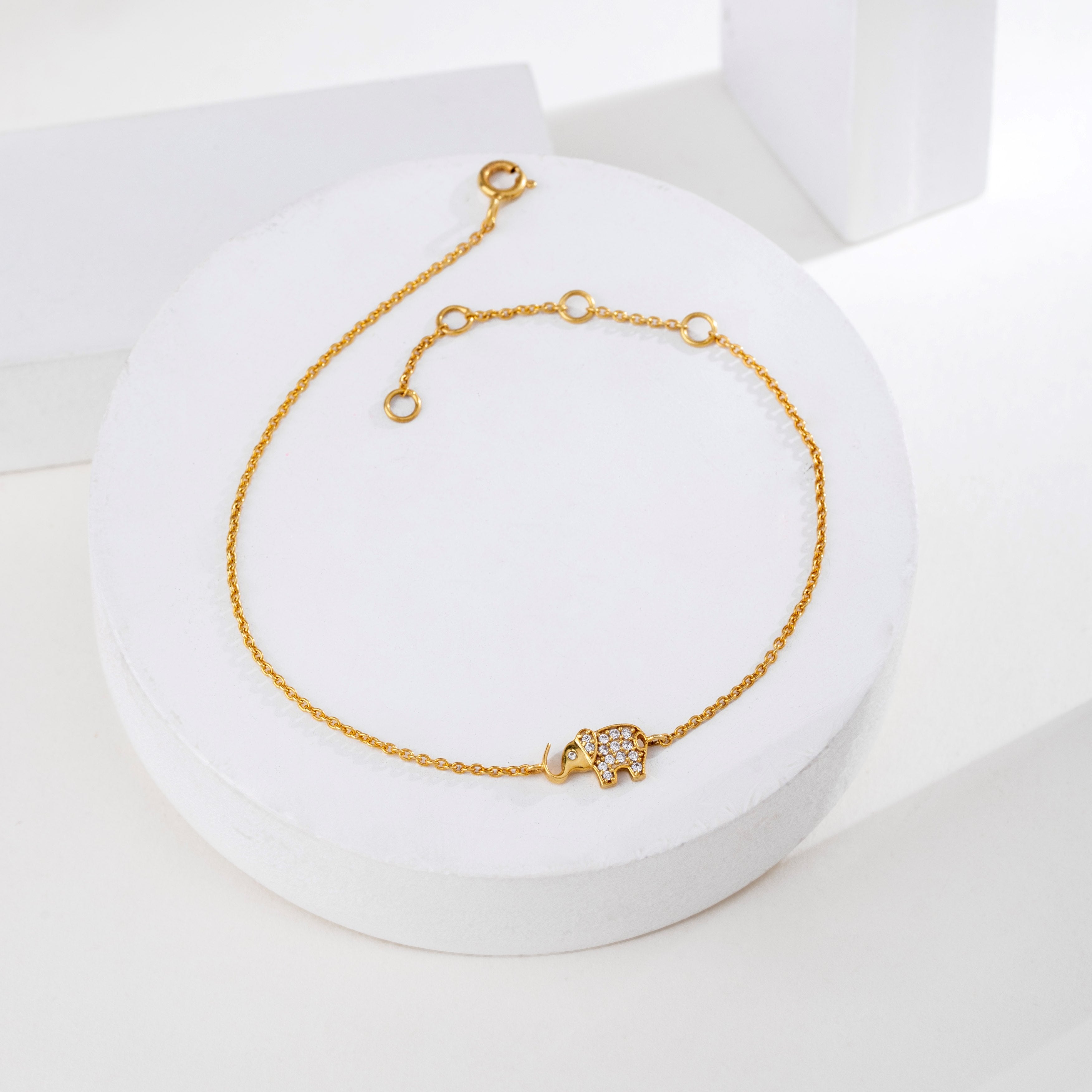 Dainty Elephant Bracelet