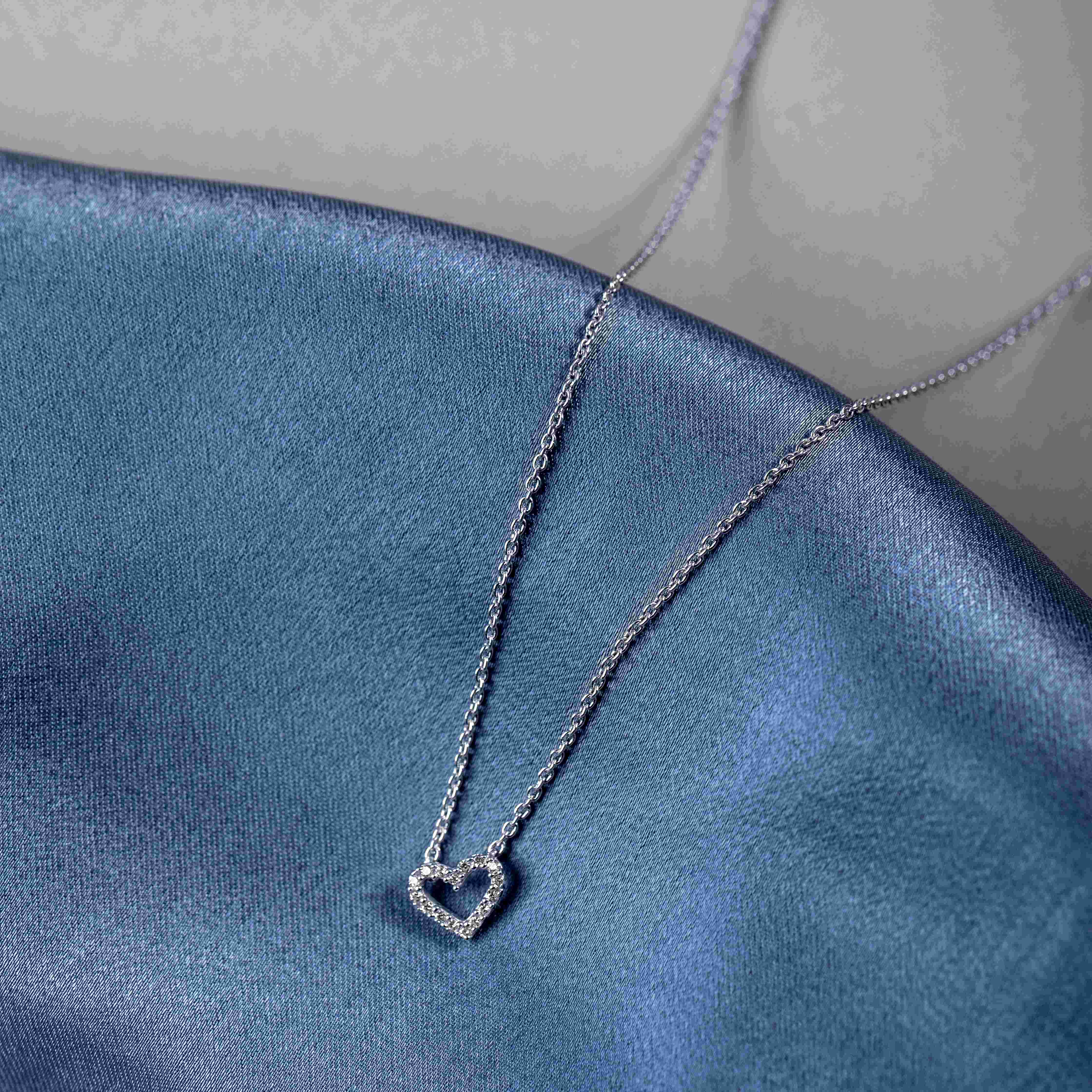 Heart Outline Necklace