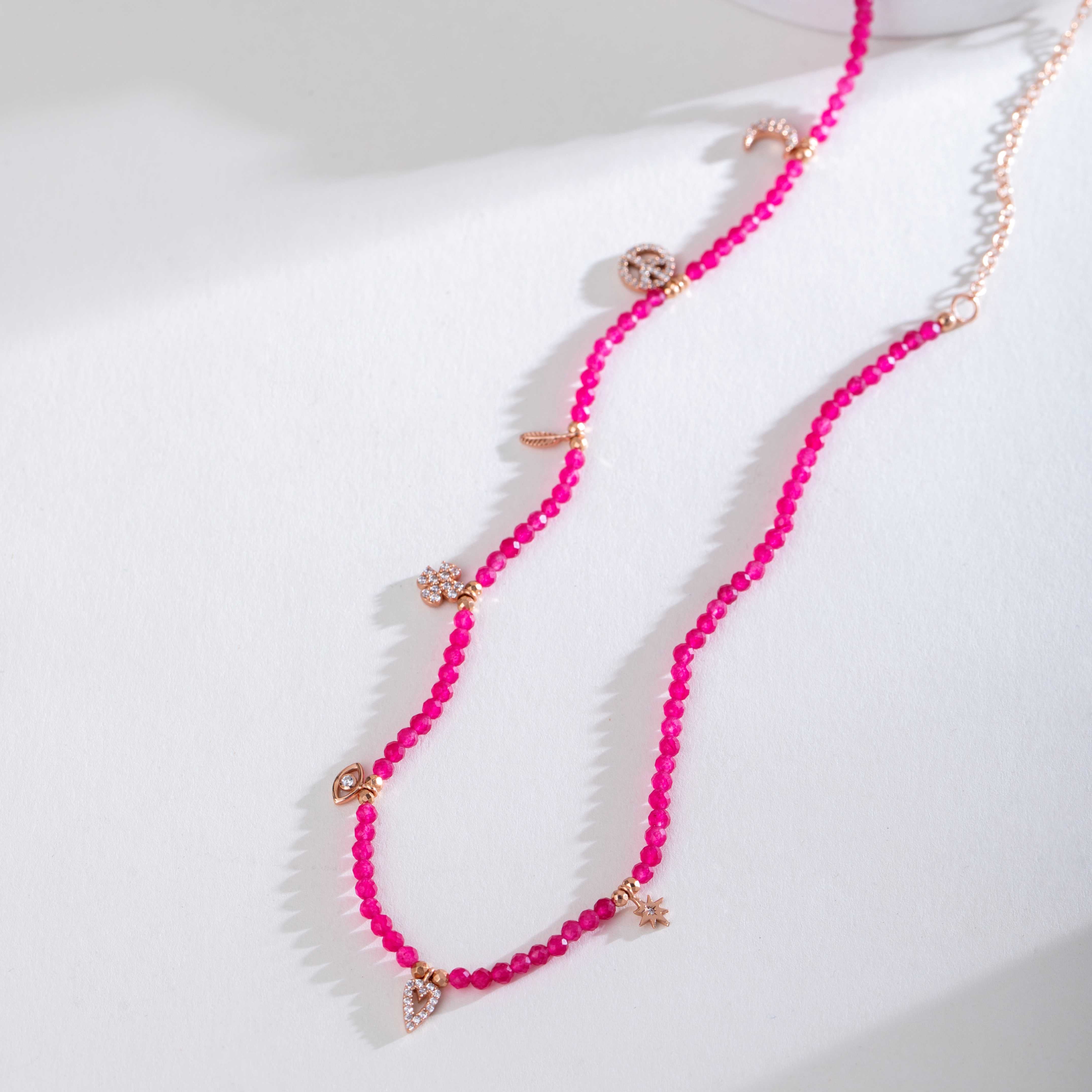 Rosewood Charms Necklace